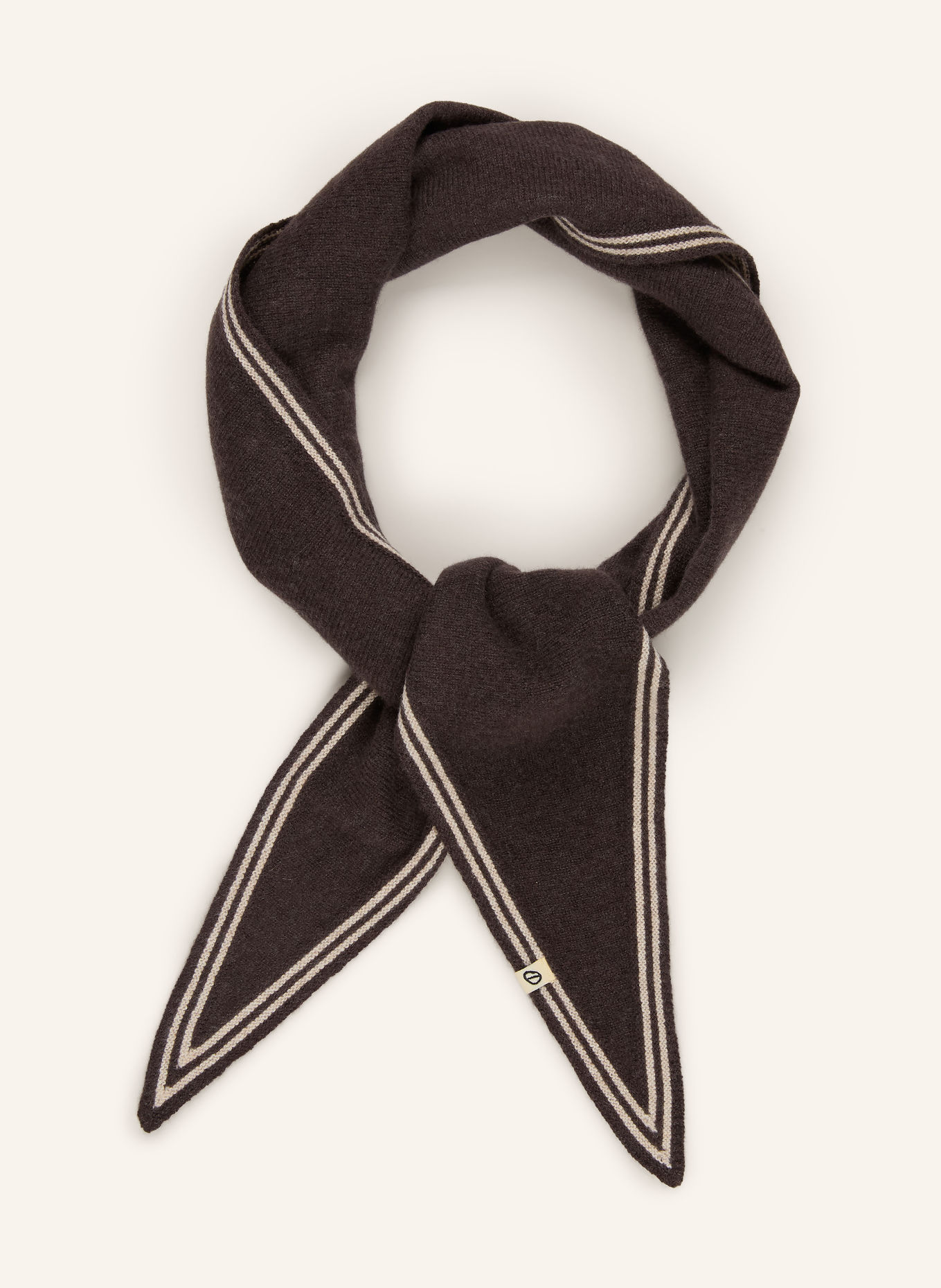 Oats & Rice Dreieckstuch BRONTE aus Cashmere: BRAUN