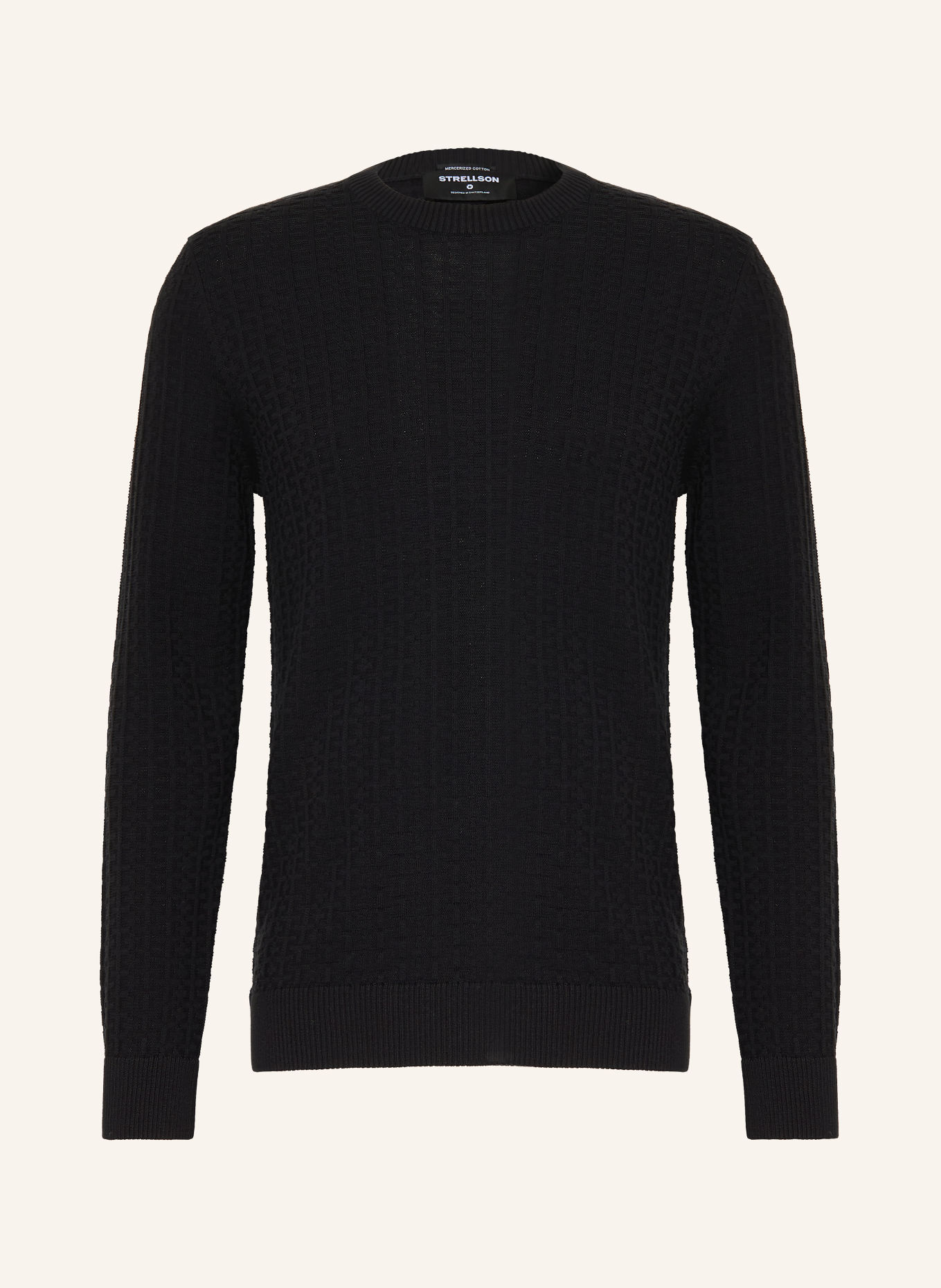 STRELLSON Pullover ADRIAN: SCHWARZ
