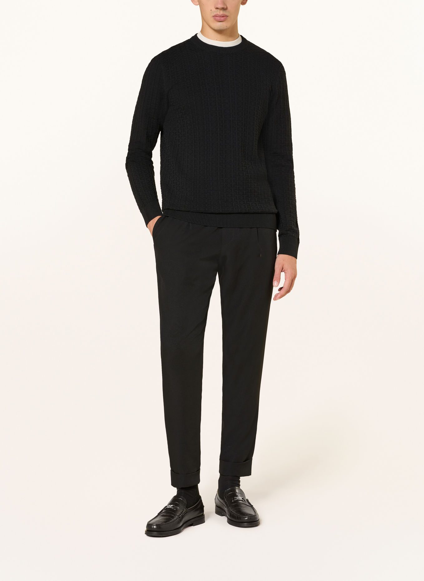 STRELLSON Pullover ADRIAN: SCHWARZ