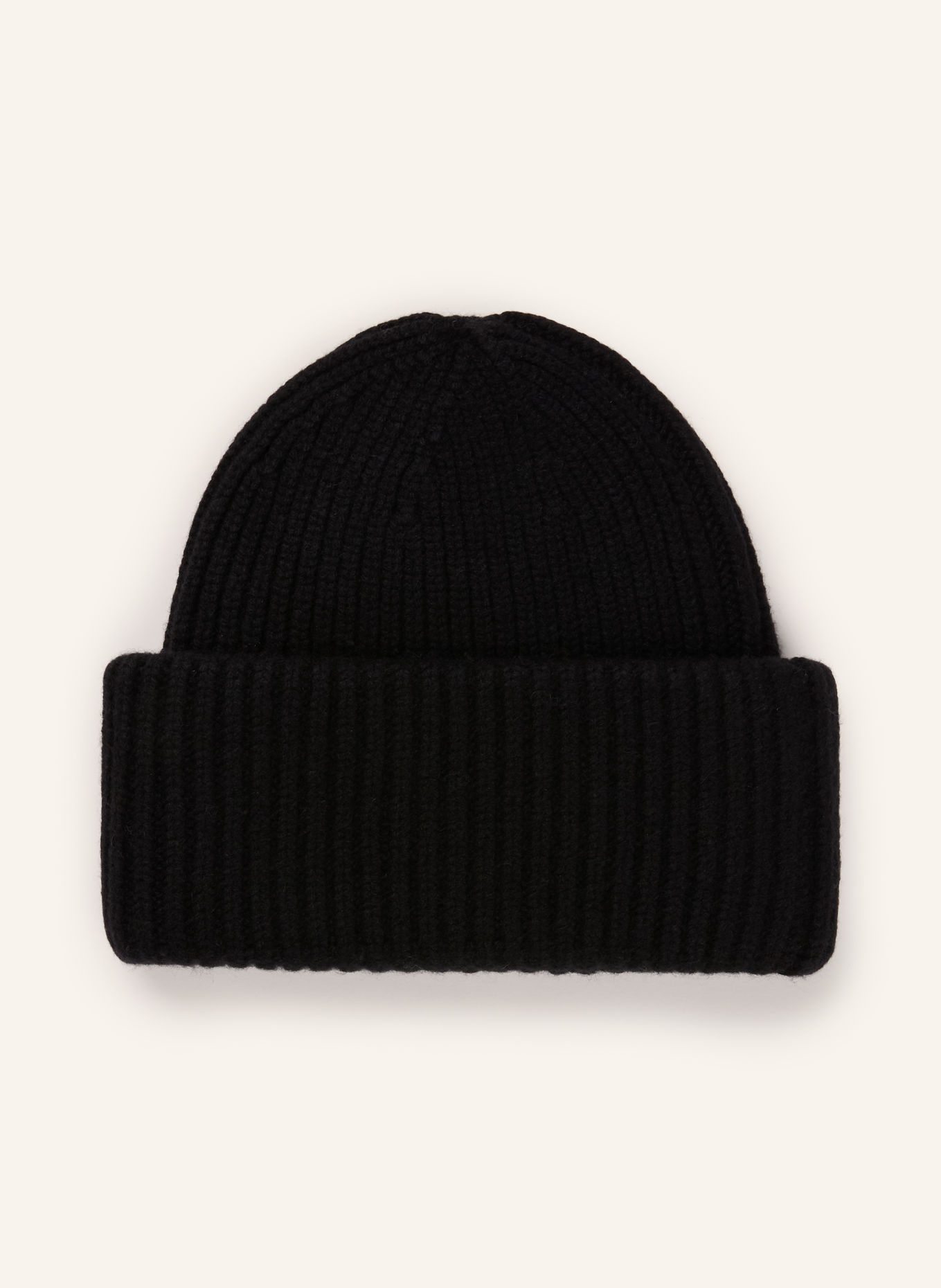 SOFT GOAT Cashmere hat: BLACK