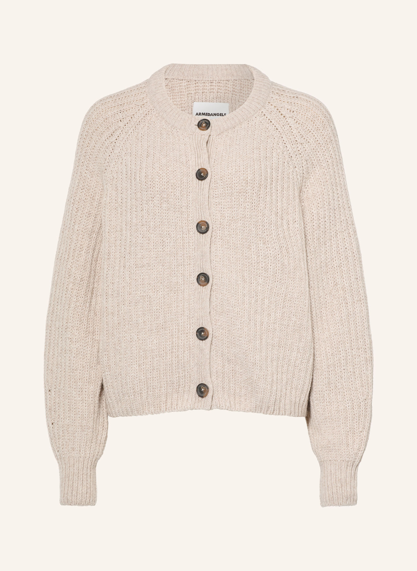 ARMEDANGELS Gebreid vest SELMAA: CRÈME