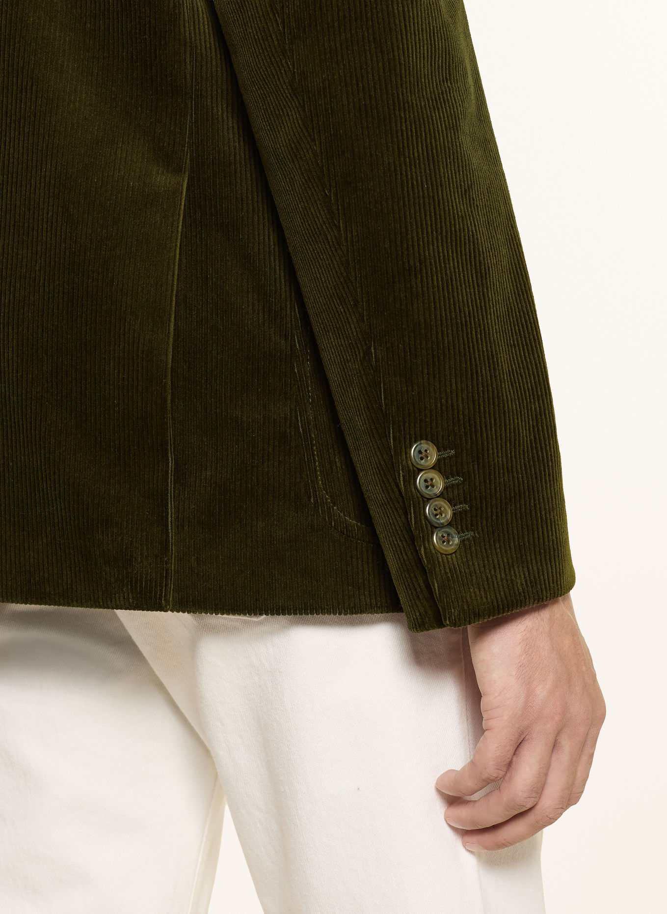 POLO RALPH LAUREN Colbert met normale pasvorm van corduroy: 501 FALL OLIVE