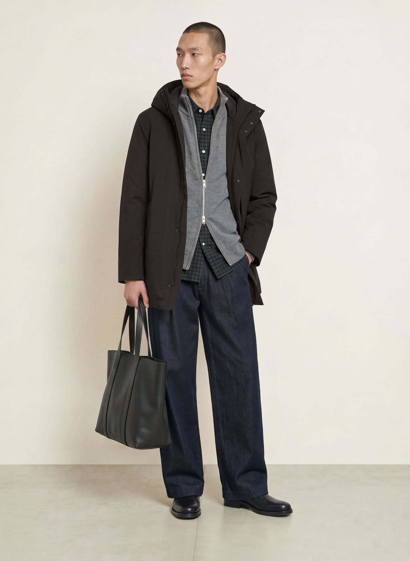 NN.07 BLAKE parka: BLACK