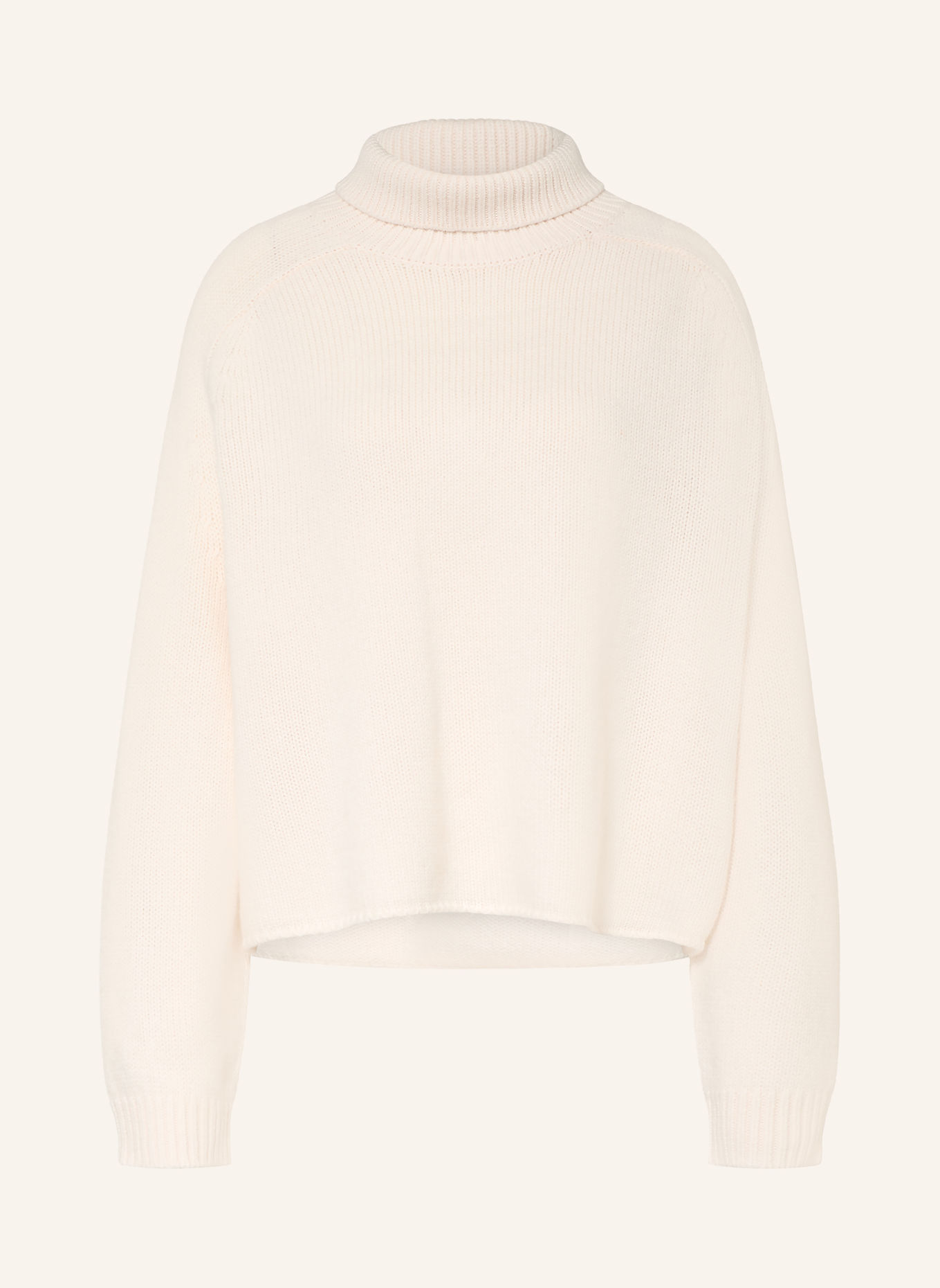 Juvia Pulover cu guler rulat RIKE: CREM