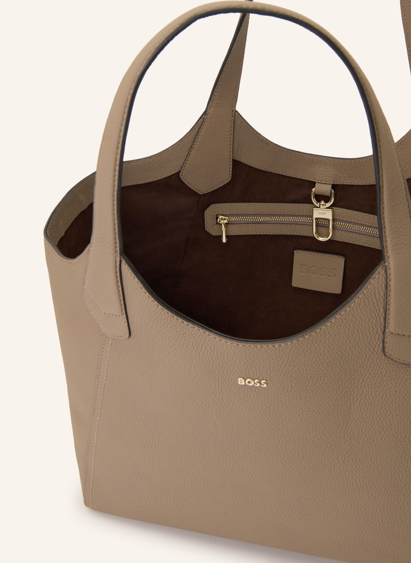 BOSS LENAH shopper bag: TAUPE