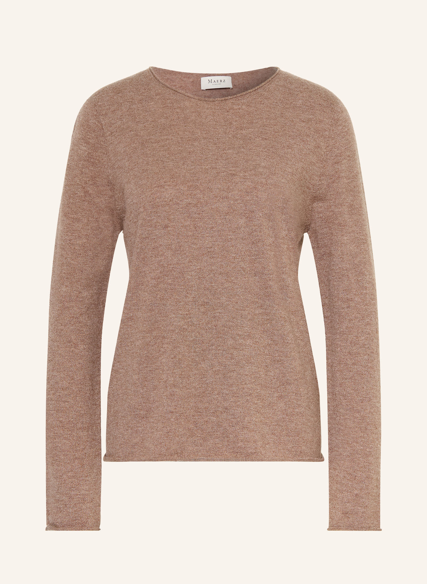 MAERZ MUENCHEN Merino wool sweater: TAUPE