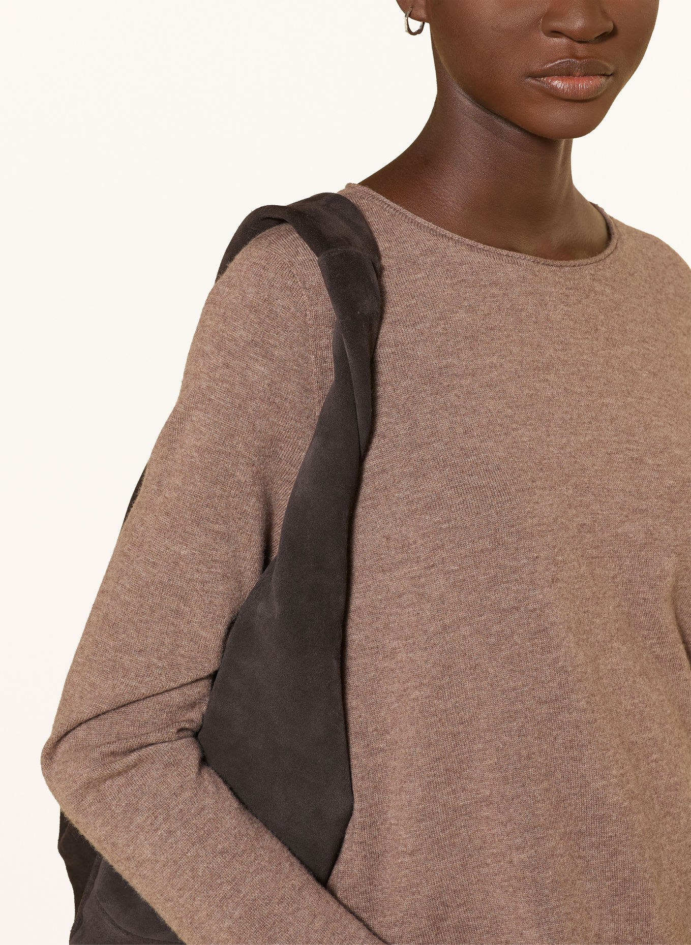 MAERZ MUENCHEN Merino wool sweater: TAUPE