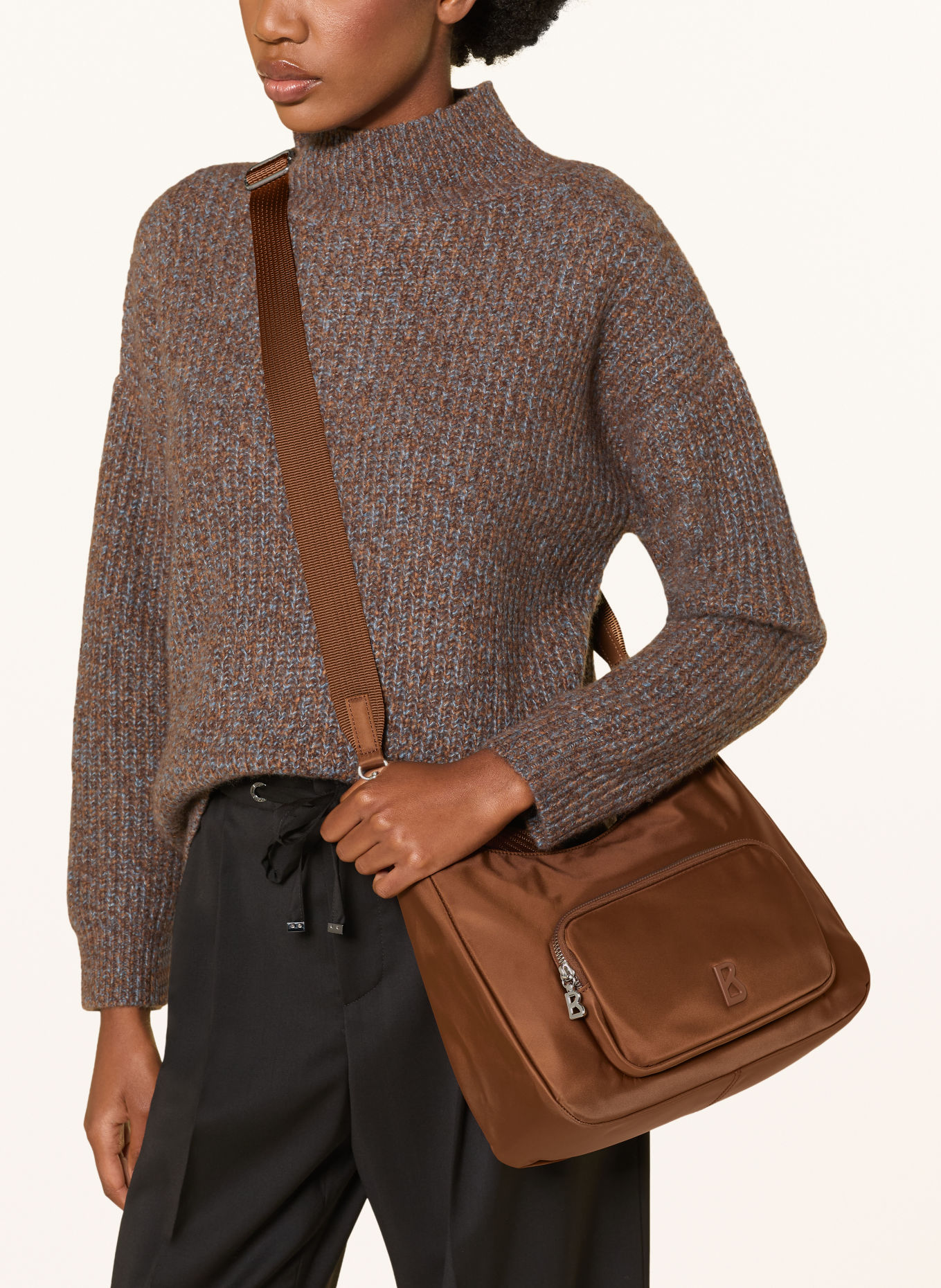 BOGNER VERBIER PLAY 1.0 PARI drawstring bag: COGNAC