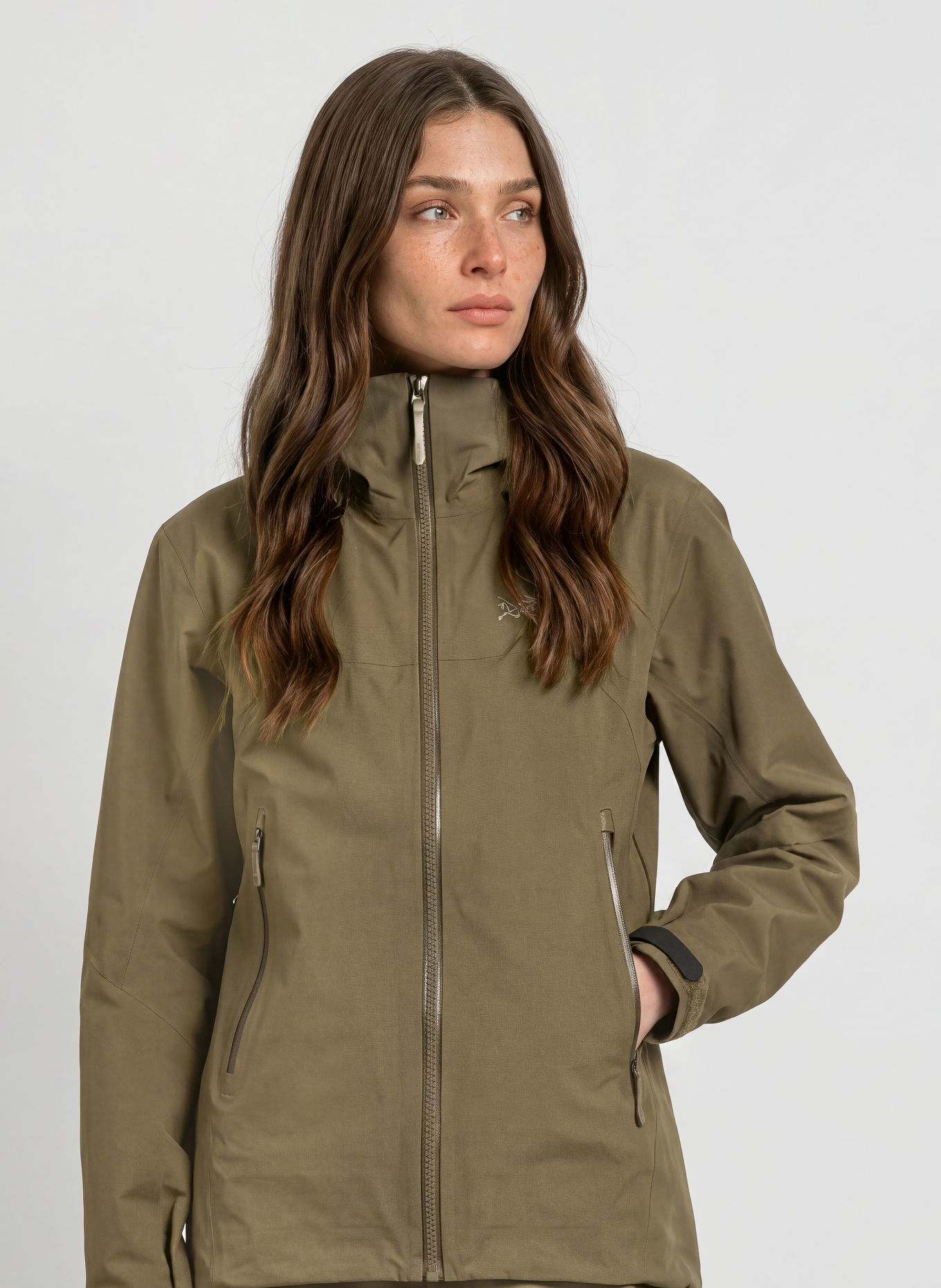 ARC'TERYX Jachetă hardshell BETA AR: KAKI