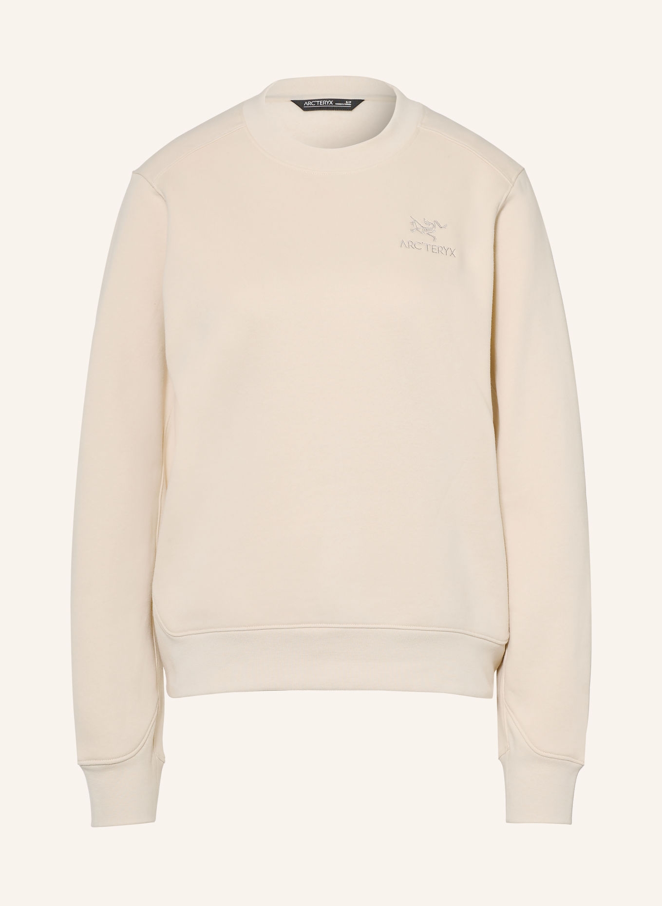 ARC'TERYX Sweatshirt EMBLEM CREW: CRÈME