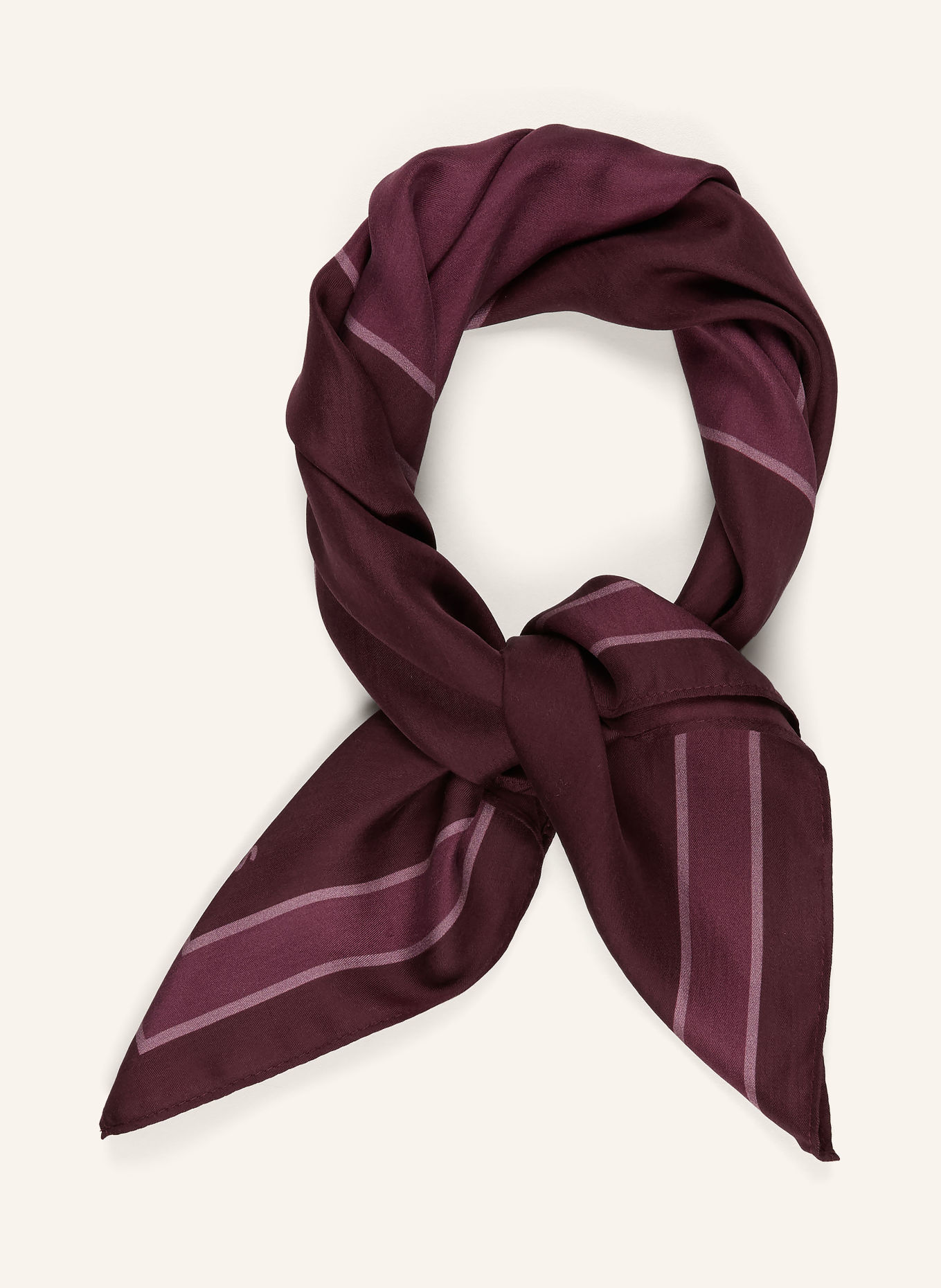 BOSS Silk scarf VINCENCY: DARK RED / LIGHT RED