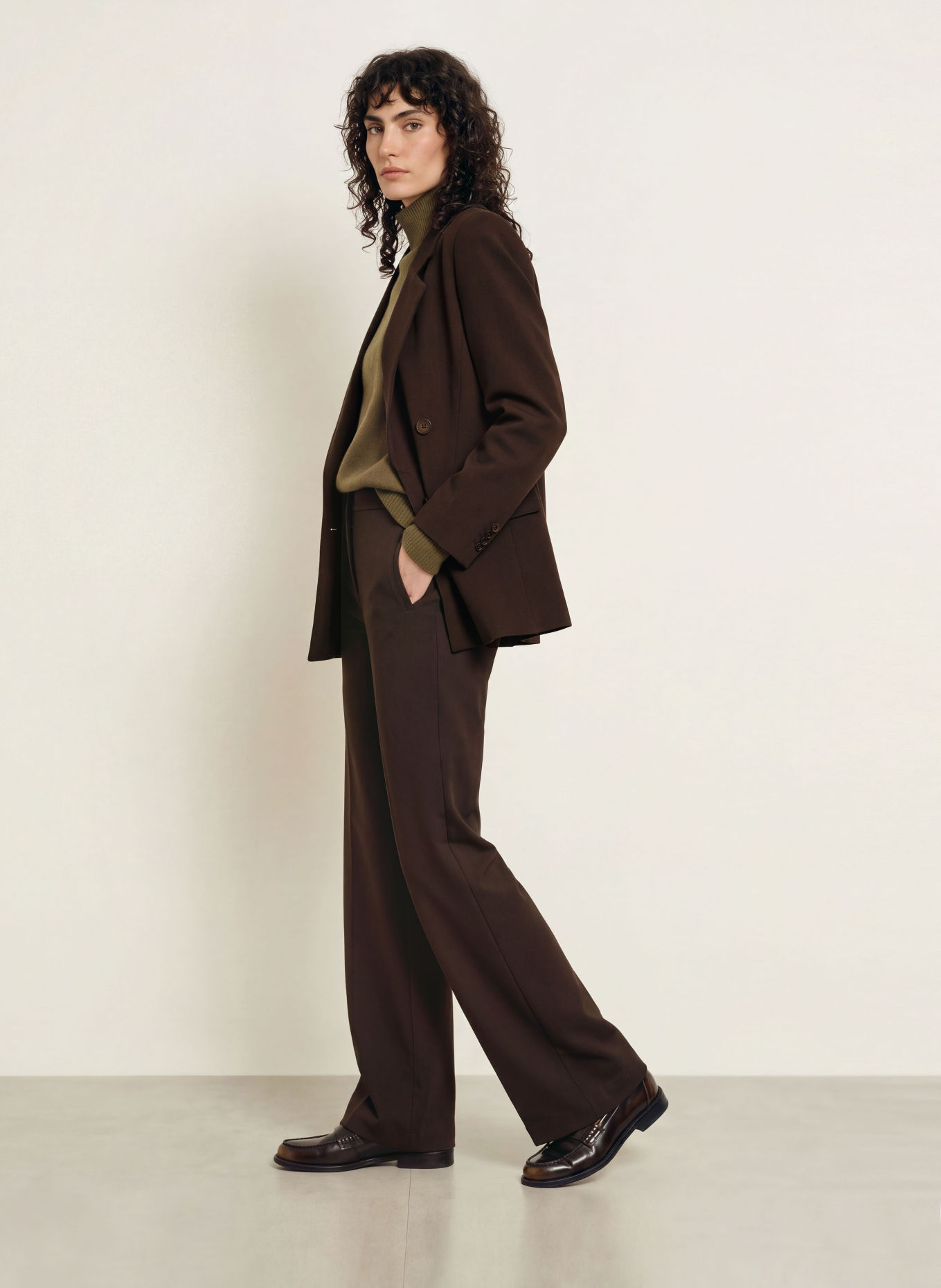 DRYKORN Marlene pants FAE: DARK BROWN