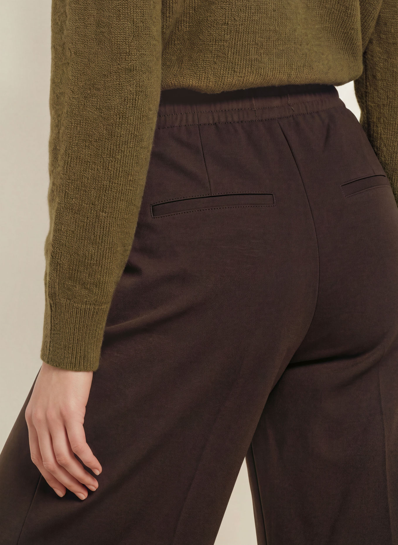DRYKORN Marlene pants FAE: DARK BROWN
