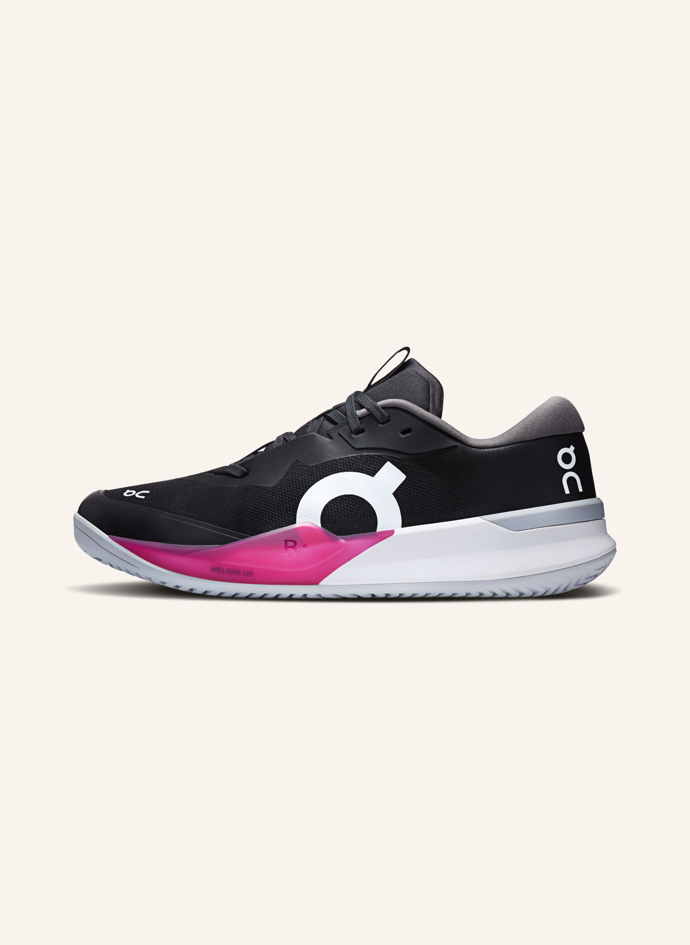 On Tennisschuhe THE ROGER PRO 3 CLAY: SCHWARZ / WEISS