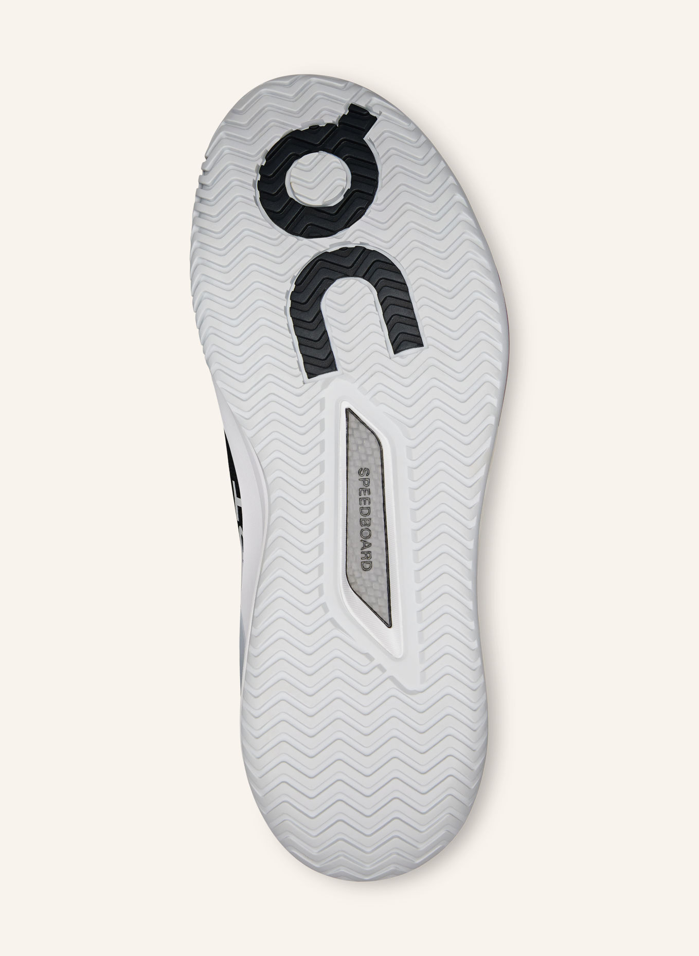 On Tennisschuhe THE ROGER PRO 3 CLAY: SCHWARZ / WEISS