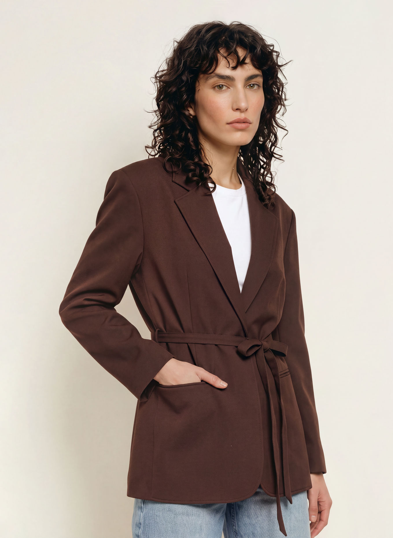 BOSS Blazer JALARA: DUNKELBRAUN