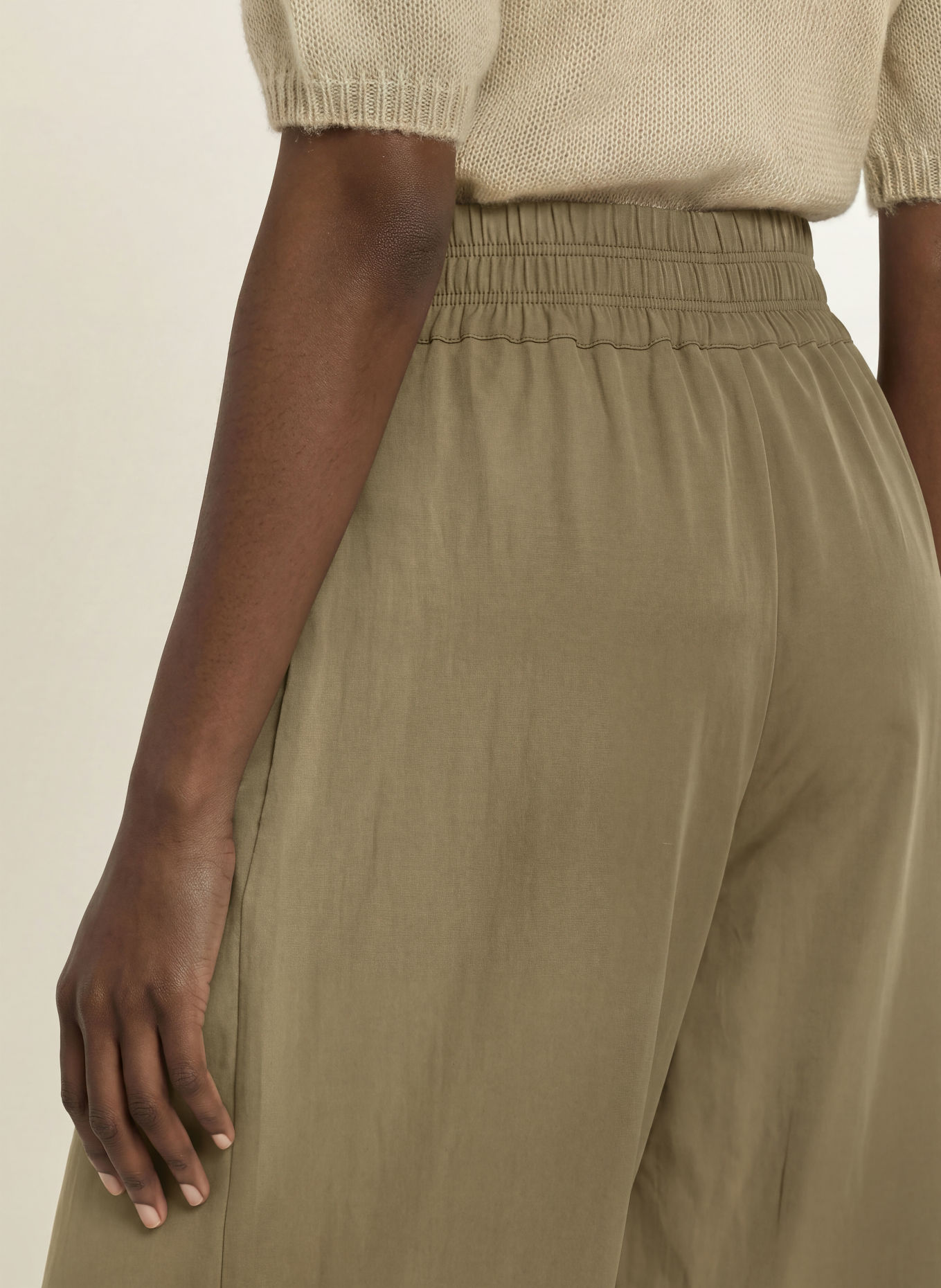 BOSS Marlenehose TARIMA: KHAKI