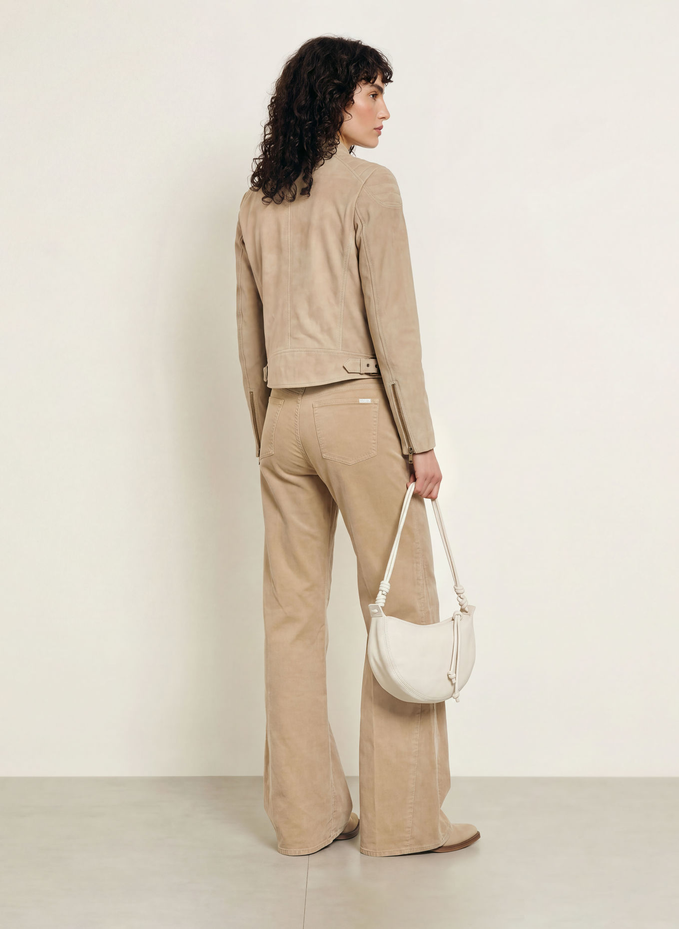 BELSTAFF Lederjacke MOLLISON: TAUPE