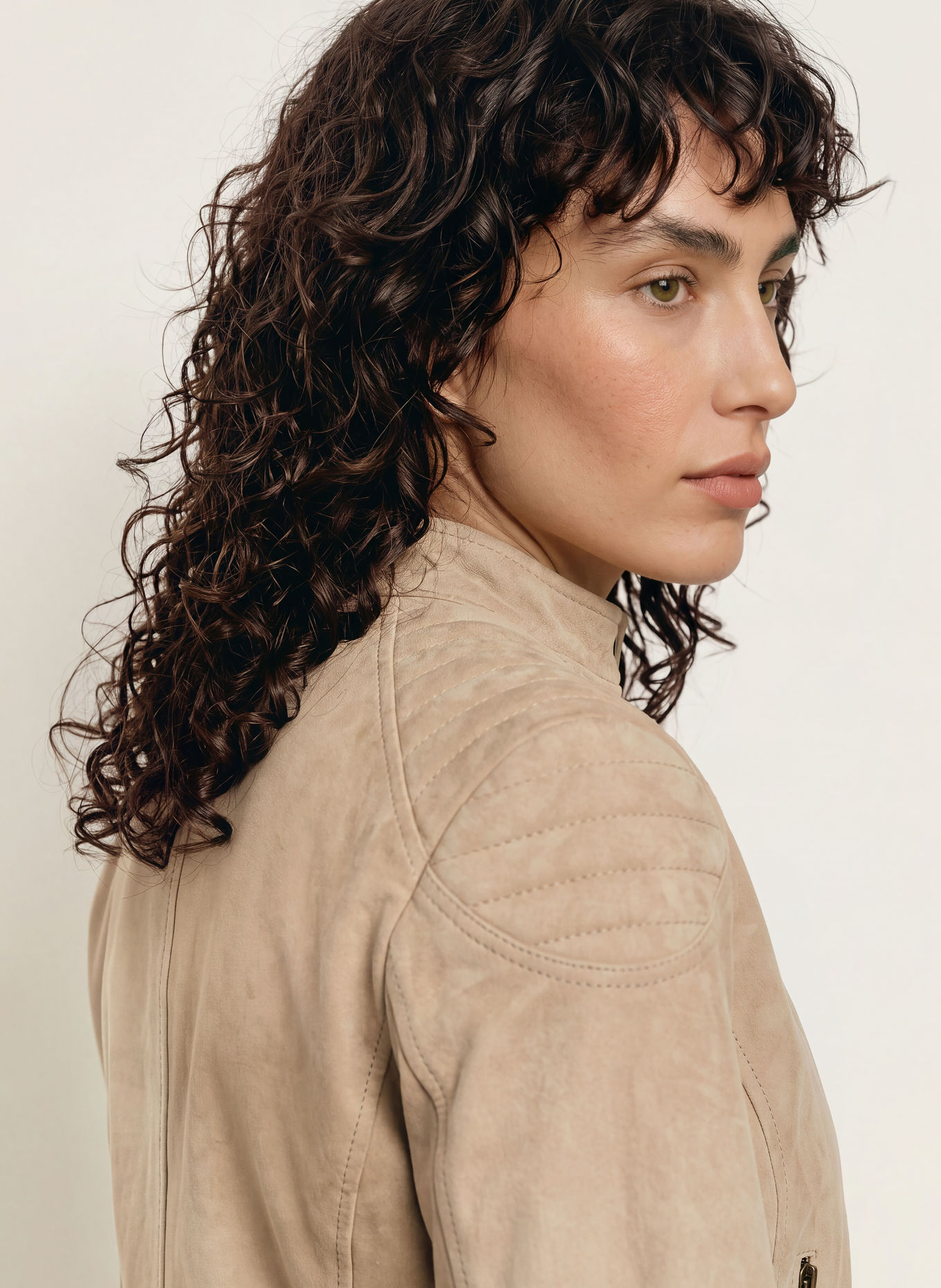 BELSTAFF Lederjacke MOLLISON: TAUPE