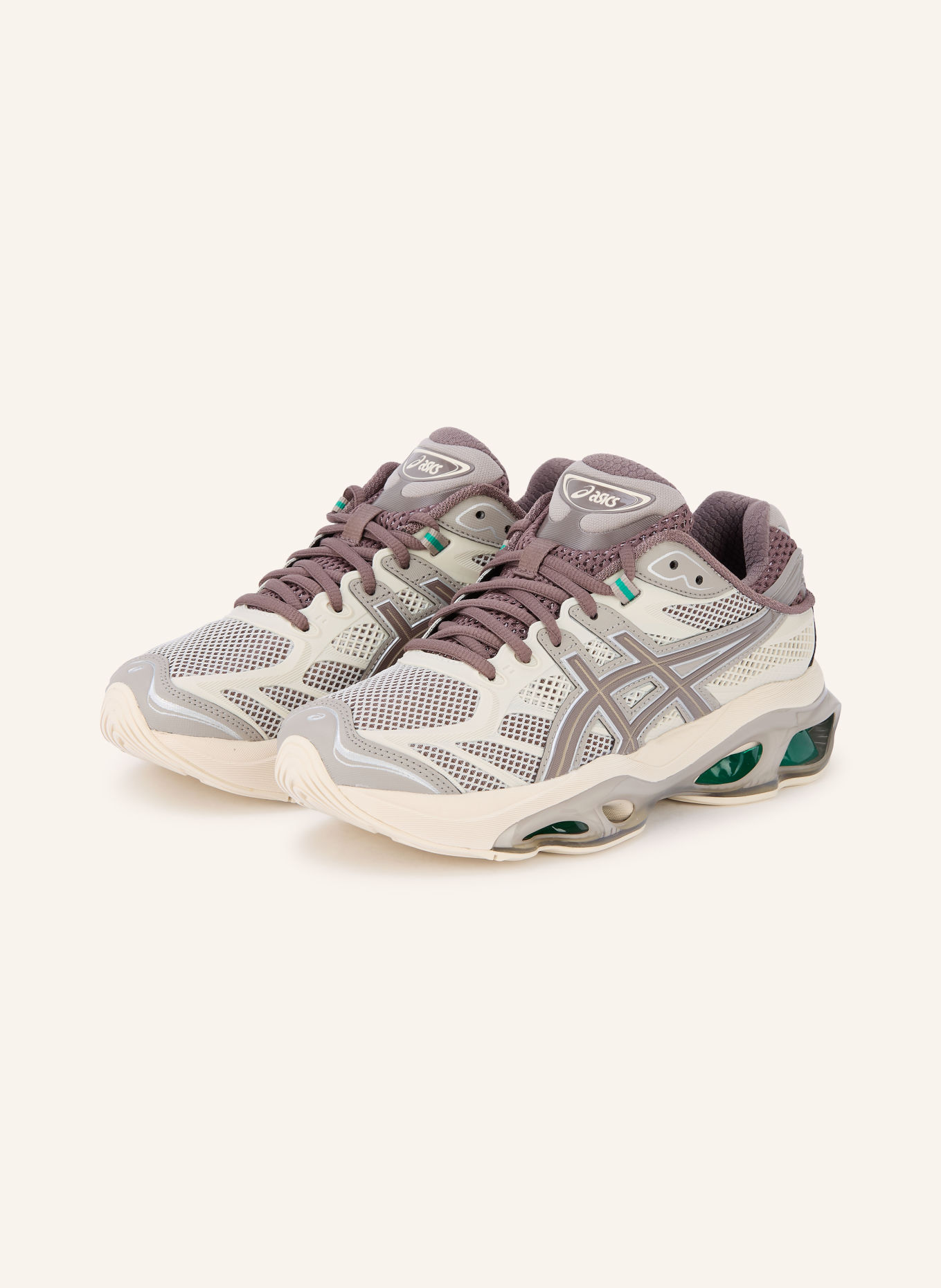 ASICS Buty sportowe GEL-KINETIC 2.0: SZARY / SZAROBRĄZOWY / LILA