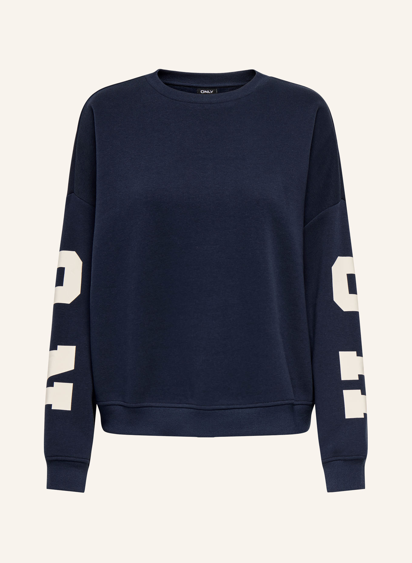 ONLY sweatshirt: DARK BLUE / ECRU