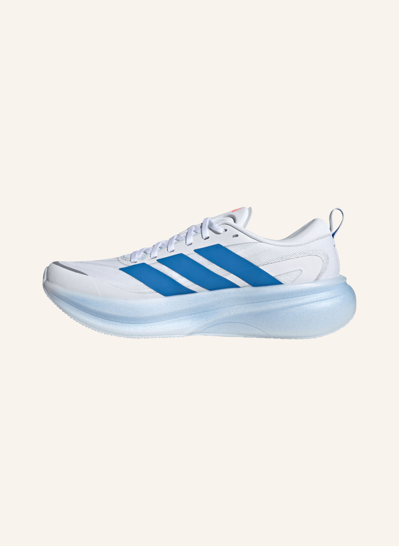 adidas Hardloopschoenen SUPERNOVA GLIDE: WIT / BLAUW