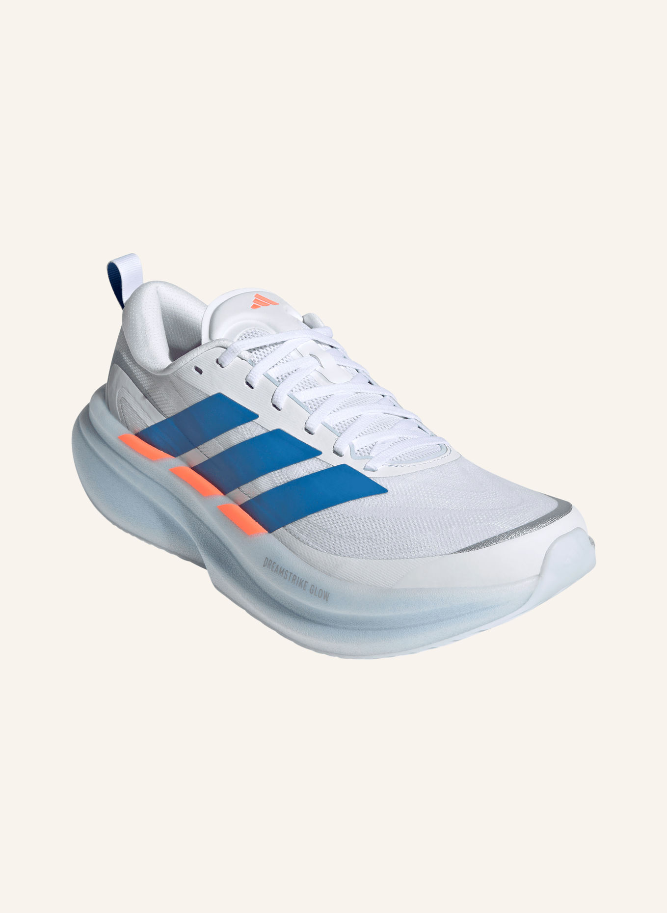 adidas Hardloopschoenen SUPERNOVA GLIDE: WIT / BLAUW