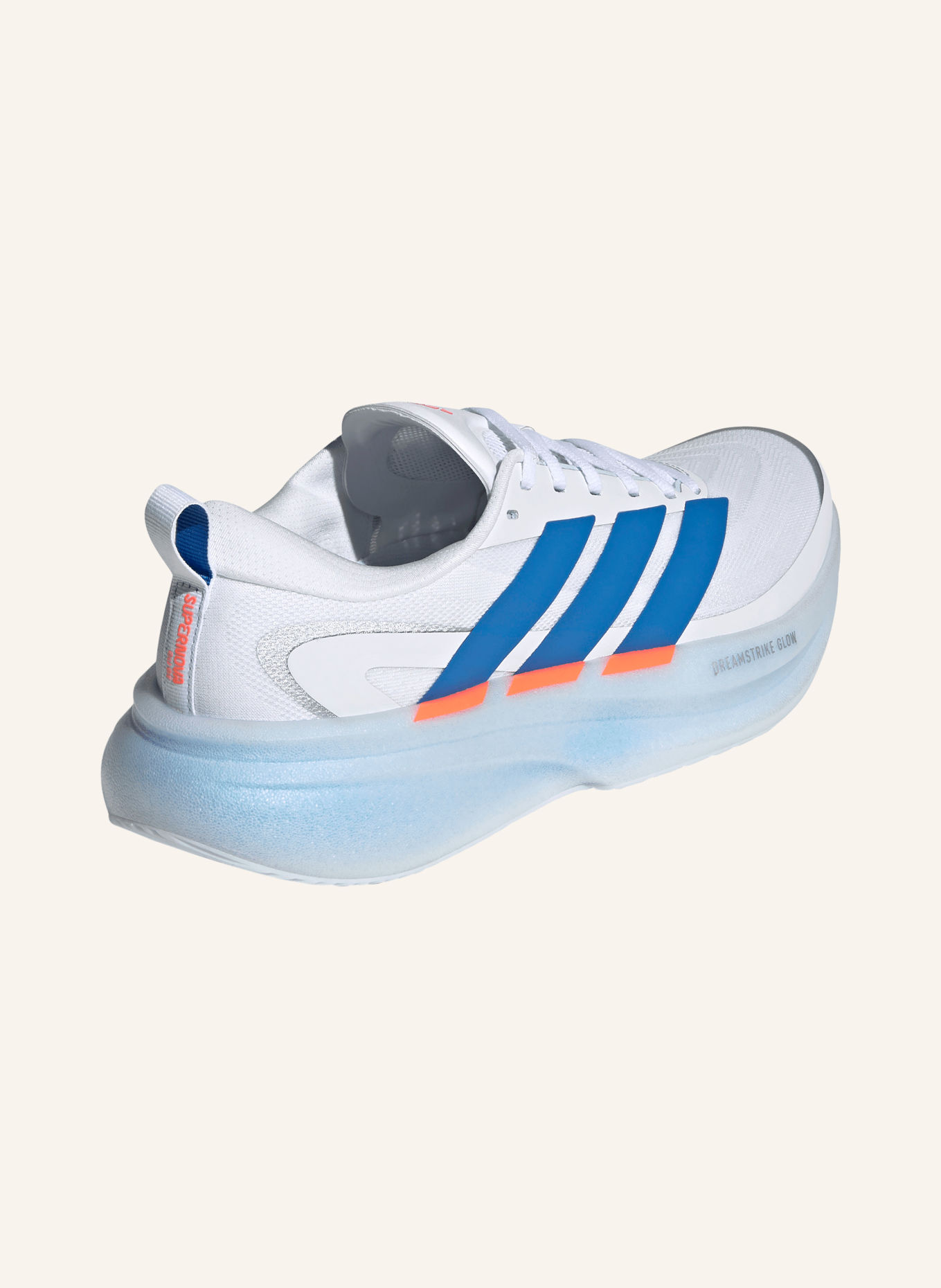 adidas Hardloopschoenen SUPERNOVA GLIDE: WIT / BLAUW