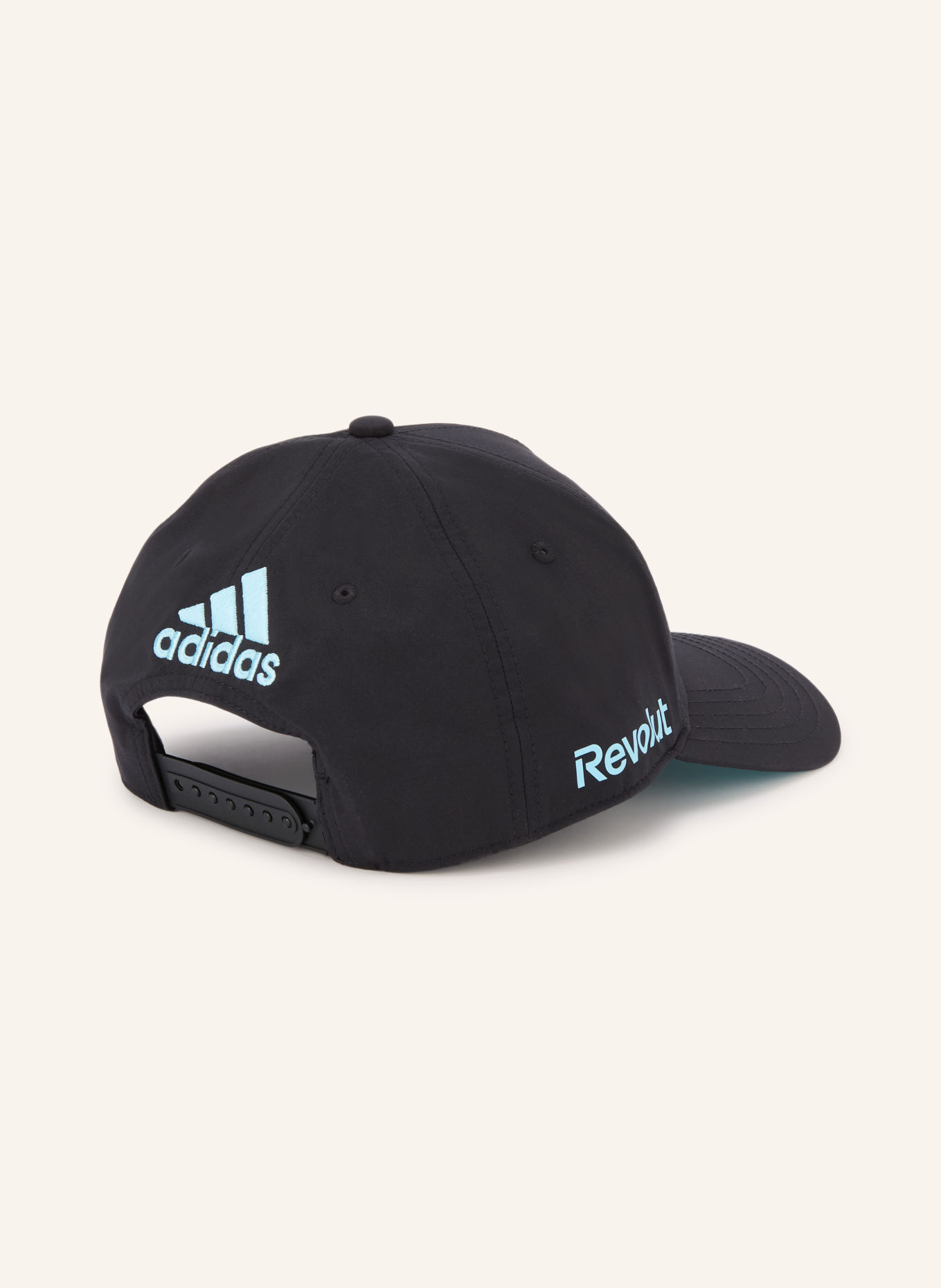 adidas Pet AUDI REVOLUT FORMULA ONE TEAM TRUCKER: DONKERGRIJS / TURQUOISE