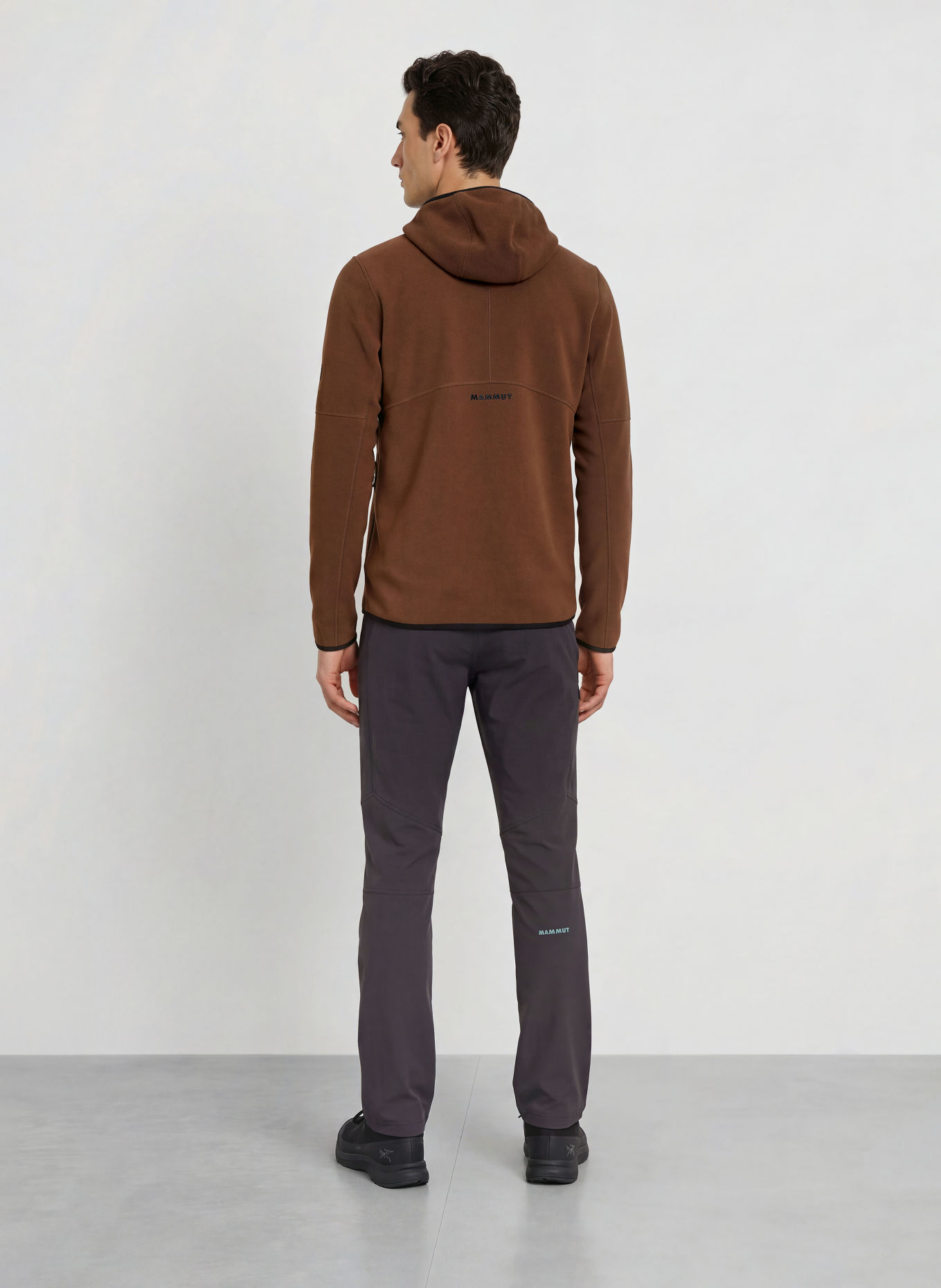 MAMMUT Softshellbroek RUNBOLD GUIDE SO: DONKERGRIJS