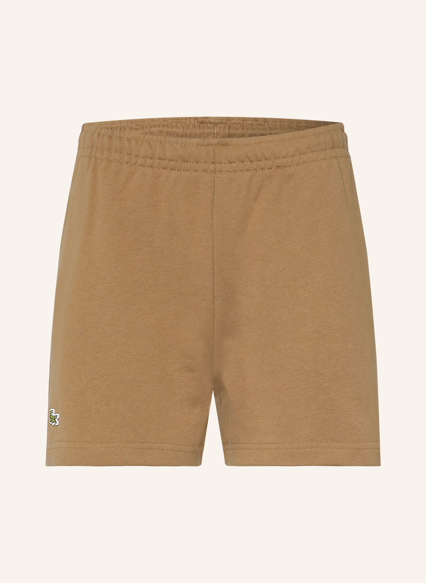 LACOSTE sweat shorts: BEIGE