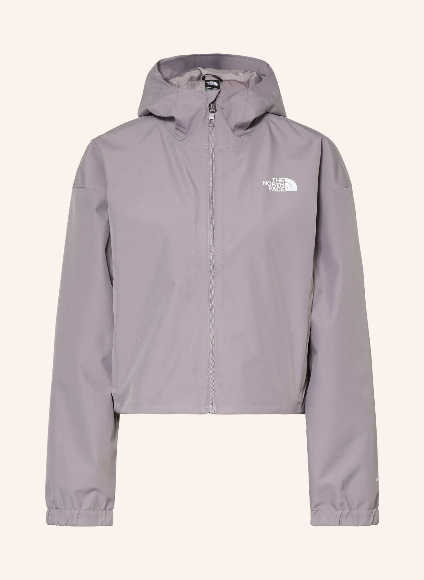 THE NORTH FACE Veste de pluie QUEST MONO CROPPED: GRIS