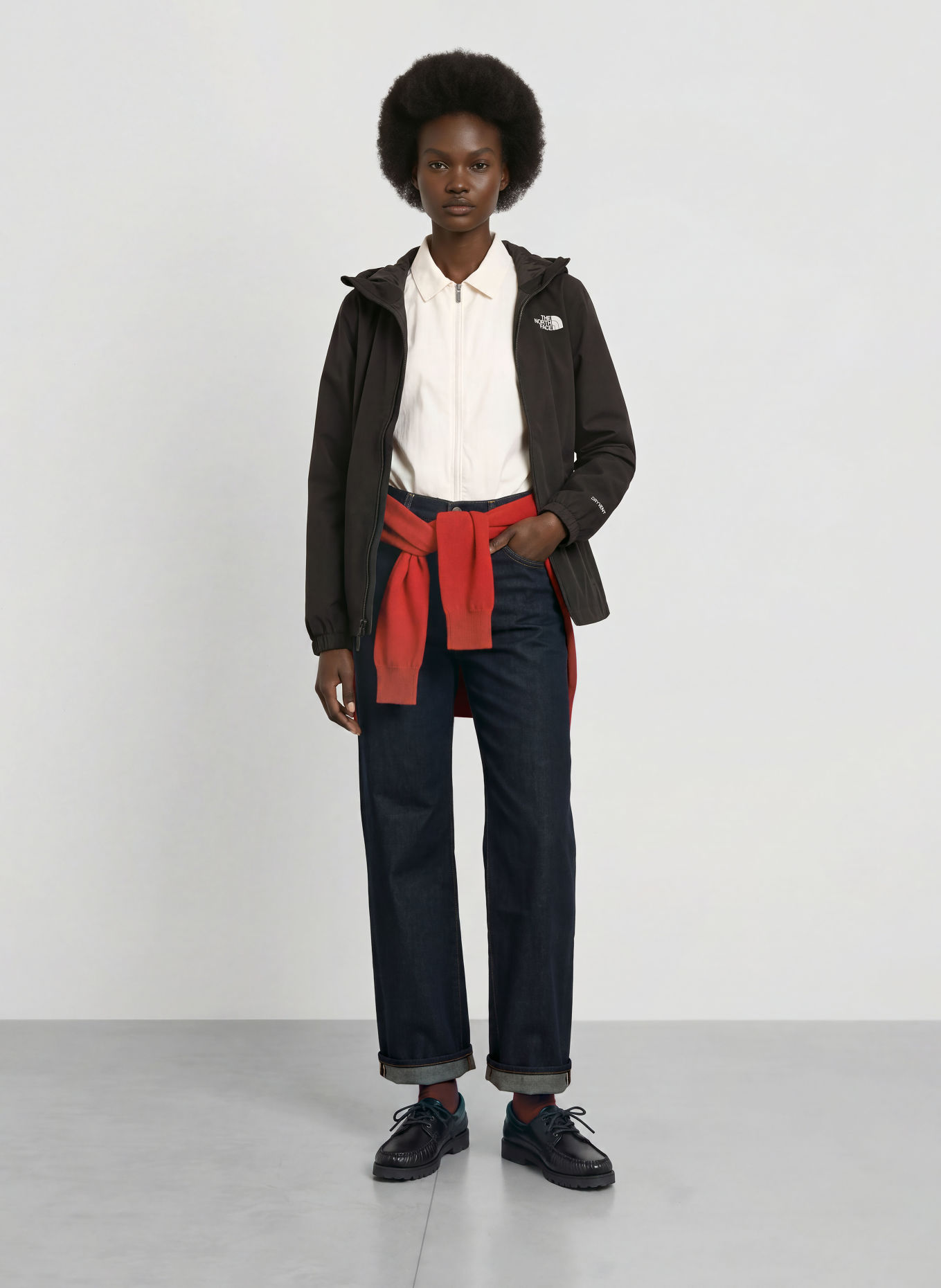 THE NORTH FACE Functionele jas QUEST MONO: ZWART