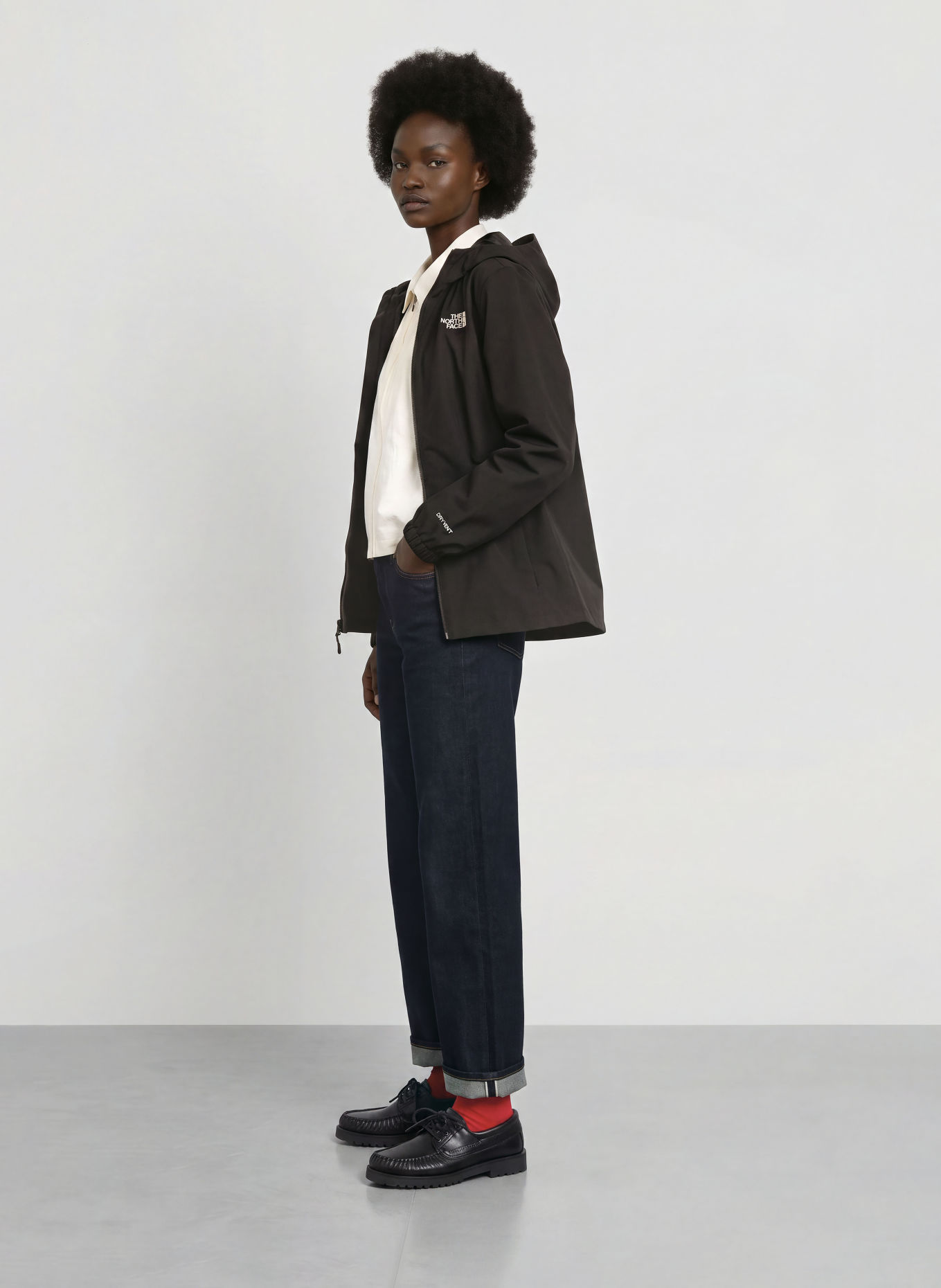 THE NORTH FACE Functionele jas QUEST MONO: ZWART