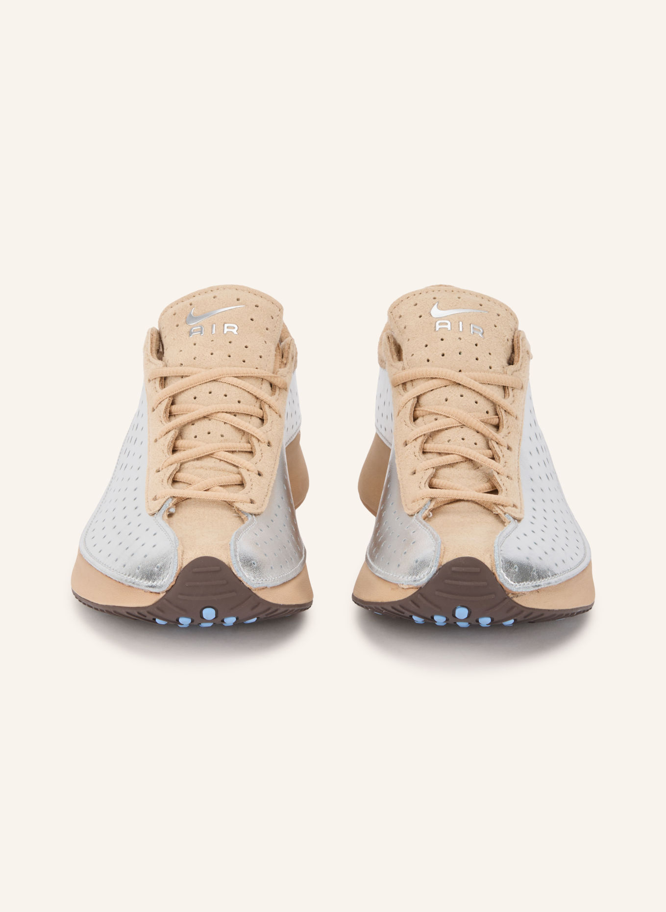 Nike Sneaker AIR SUPERFLY: SILBER / HELLBRAUN