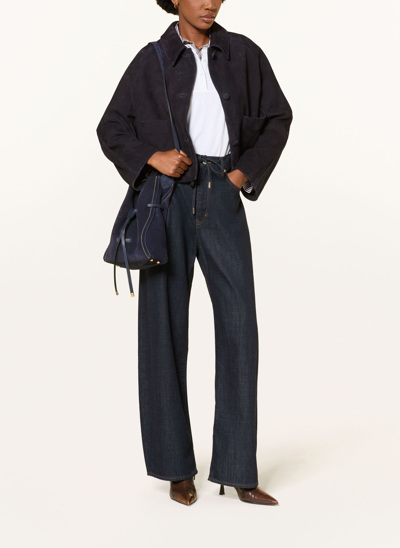 GIANNI CHIARINI Tas SIENNA: DONKERBLAUW