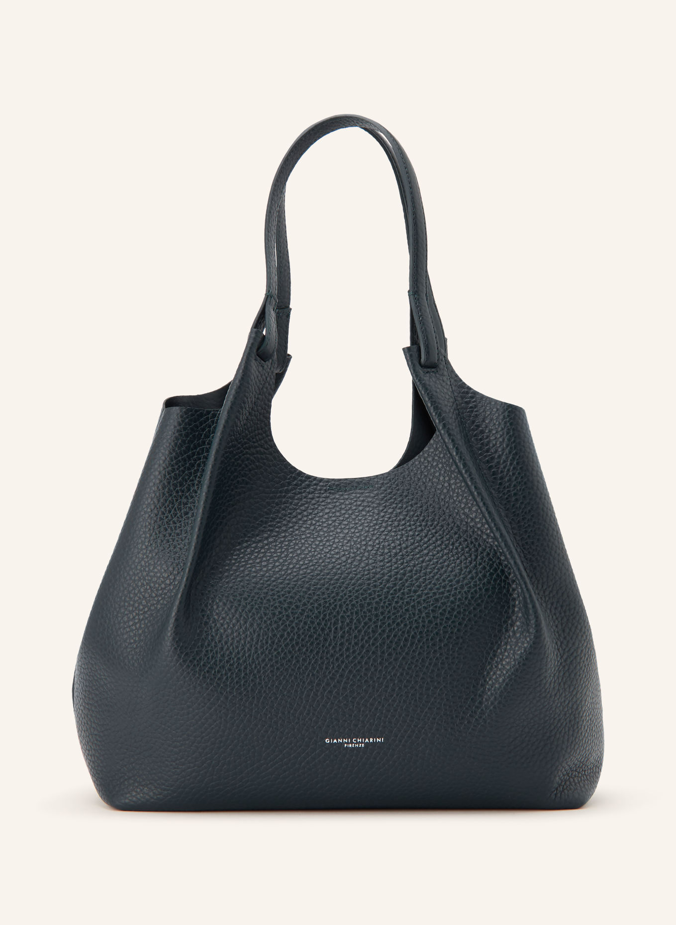 GIANNI CHIARINI Sac cabas DUA XL avec pochette: GROEN