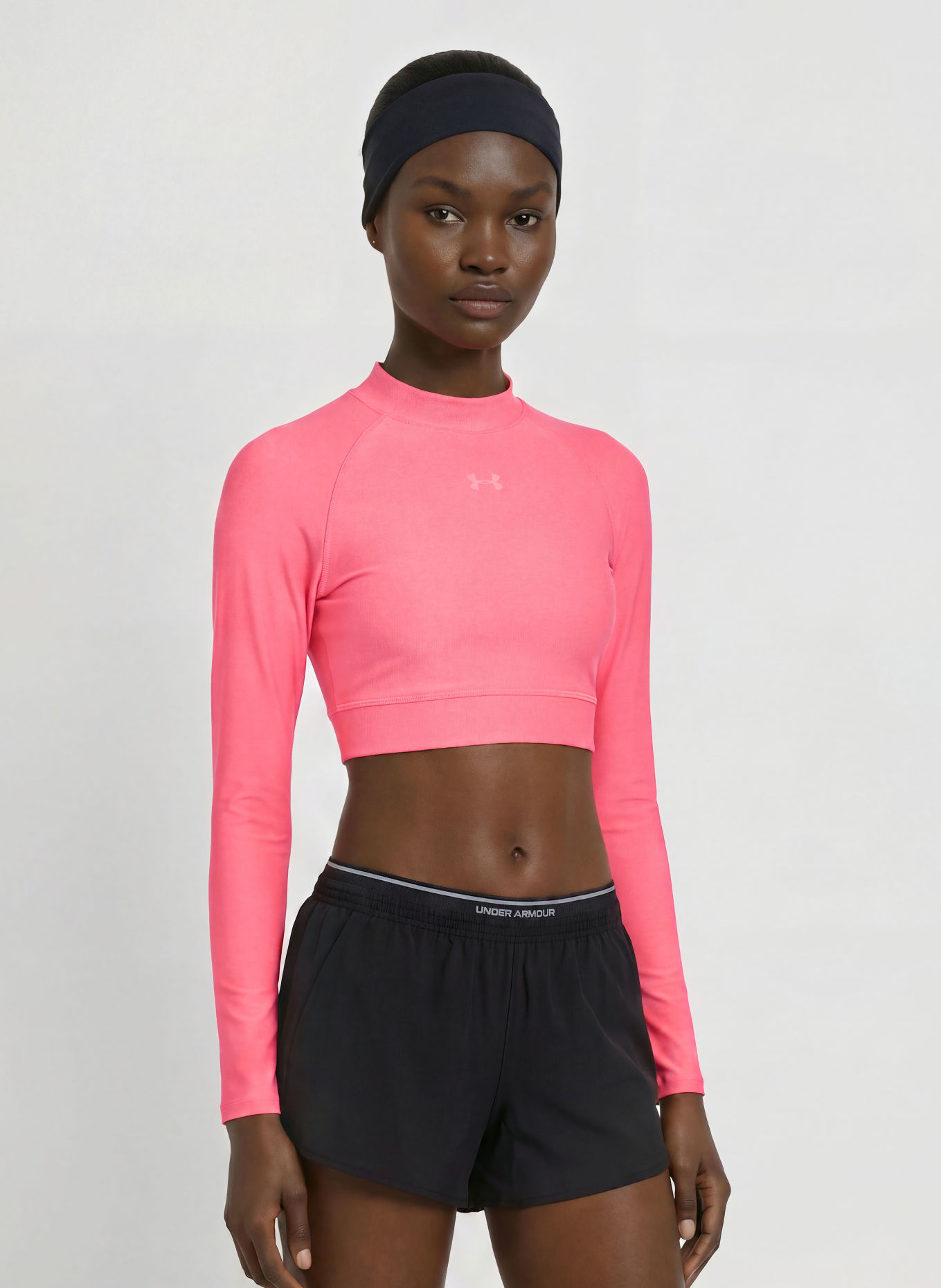 UNDER ARMOUR Cropped-Funktionsshirt HEATGEAR®: PINK