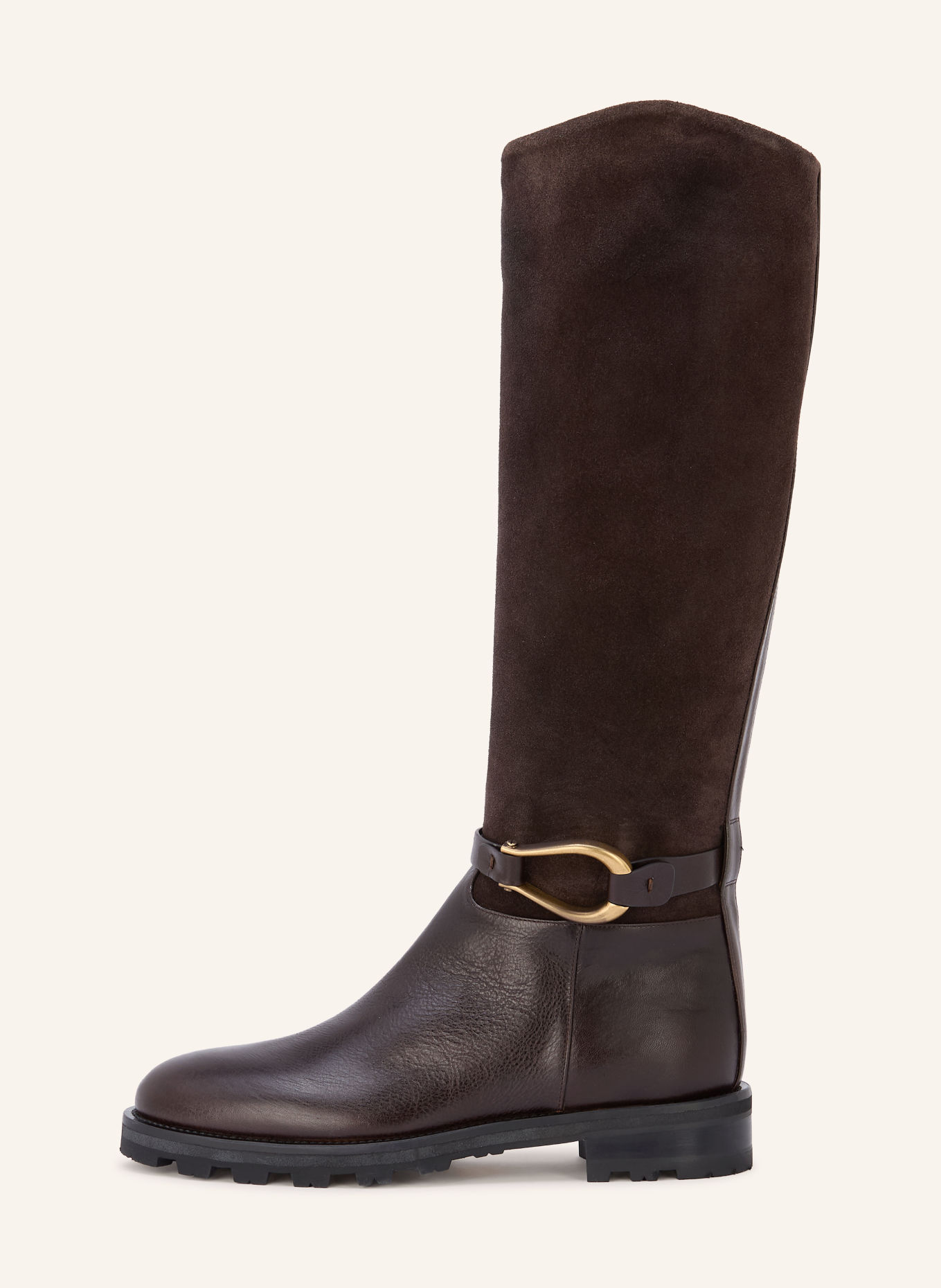 ROBERTO FESTA Boots NIA: DARK BROWN / GOLD