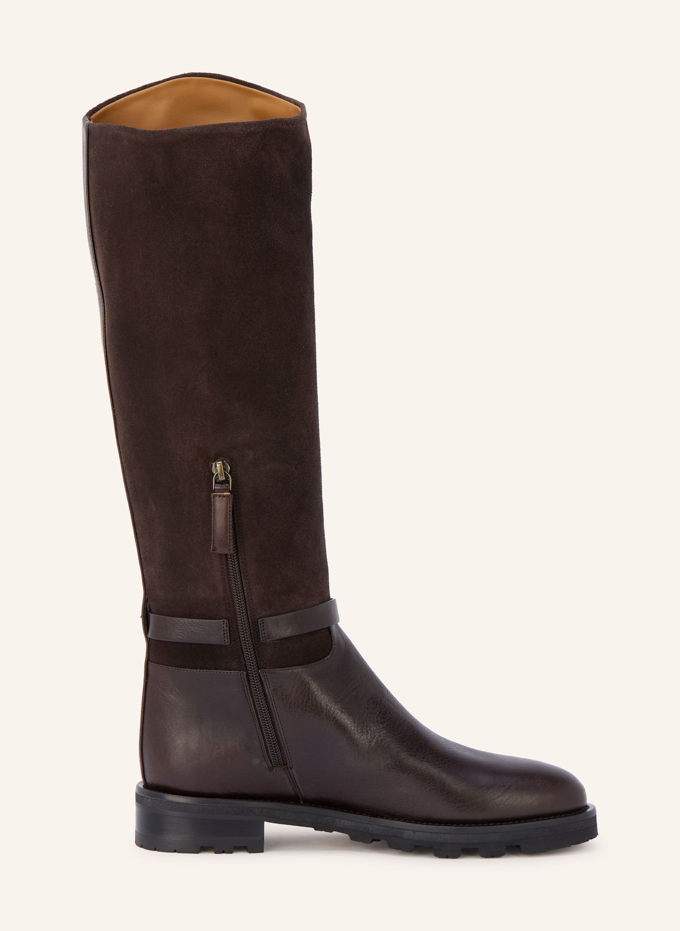 ROBERTO FESTA Boots NIA: DARK BROWN / GOLD