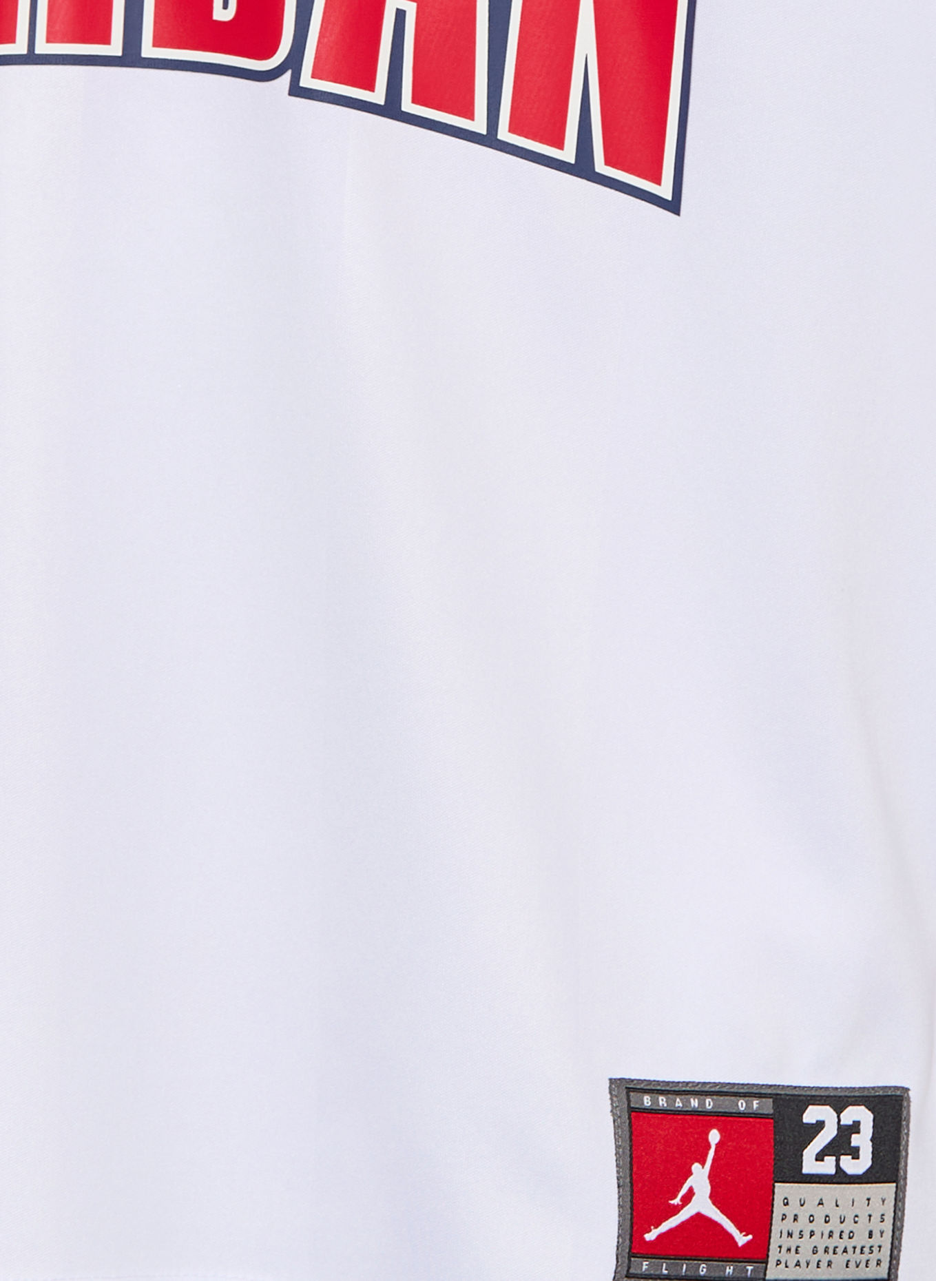 JORDAN JORDAN basketball jersey: WHITE / RED / DARK BLUE