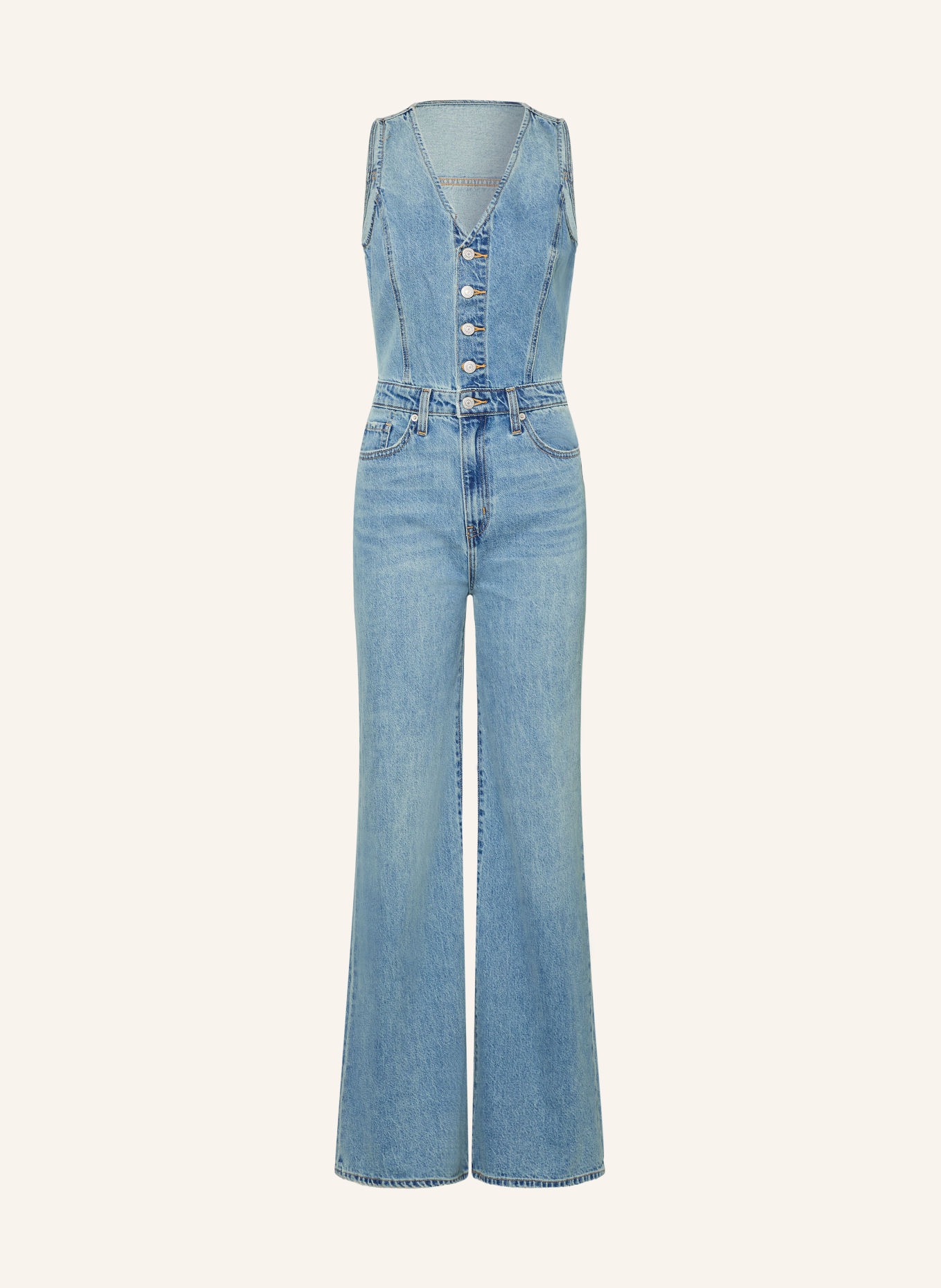 Levi's® Jeans-Jumpsuit: 01 Med Indigo - Worn In