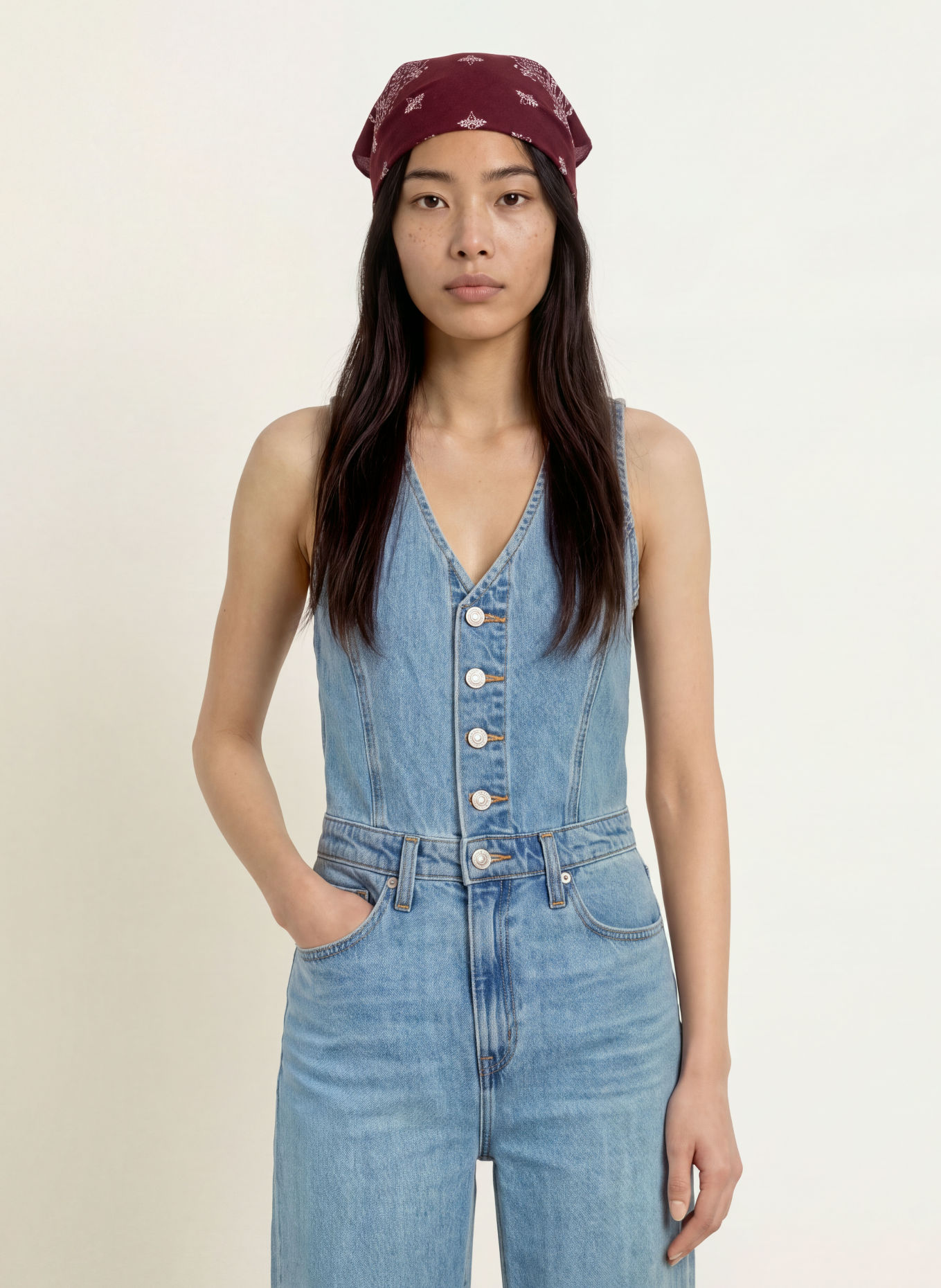 Levi's® Jeans-Jumpsuit: 01 Med Indigo - Worn In