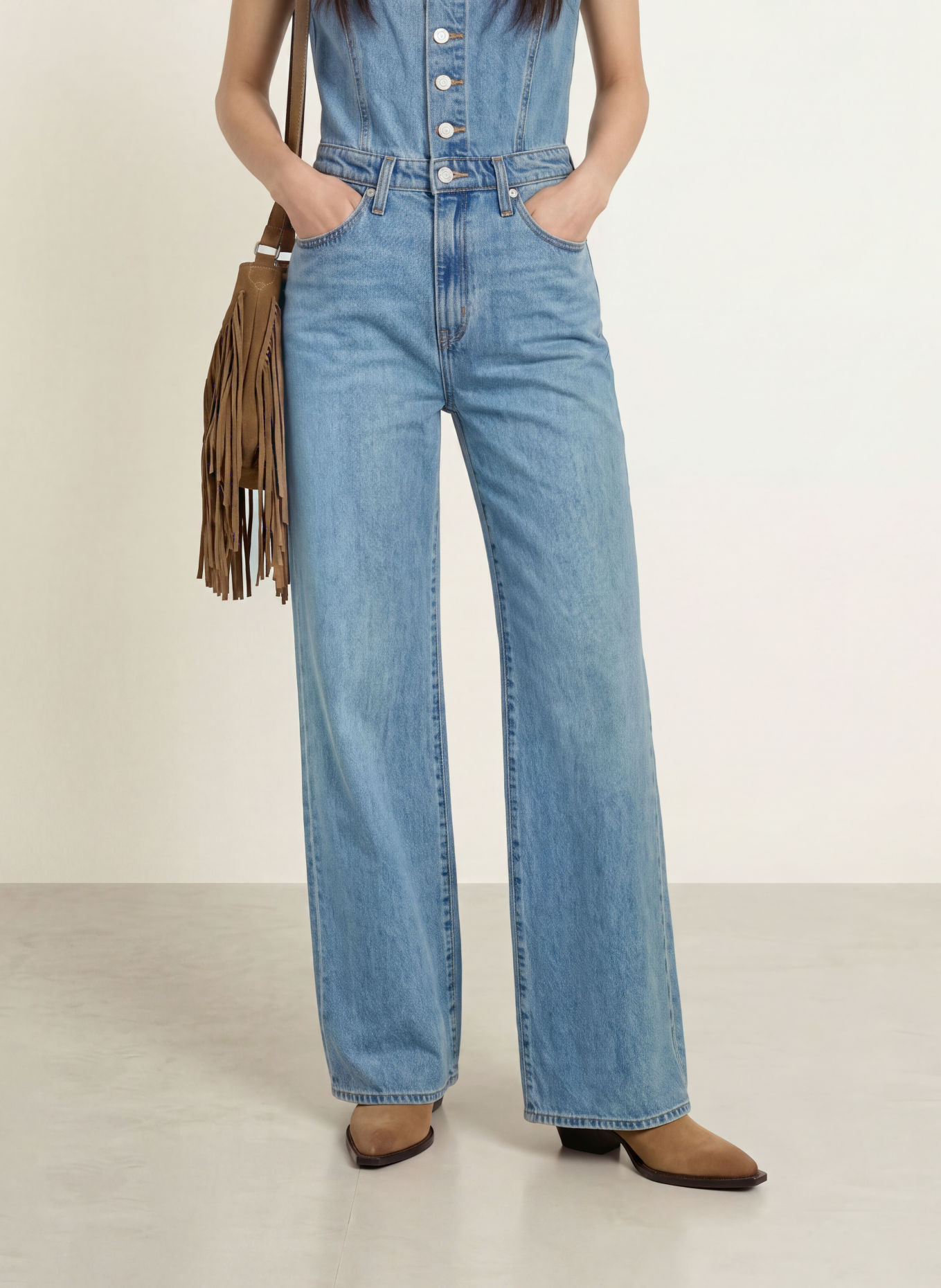 Levi's® Jeans-Jumpsuit: 01 Med Indigo - Worn In