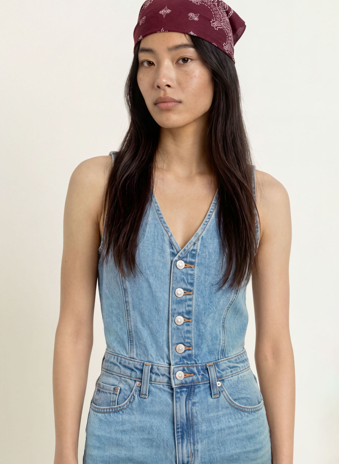 Levi's® Jeans-Jumpsuit: 01 Med Indigo - Worn In