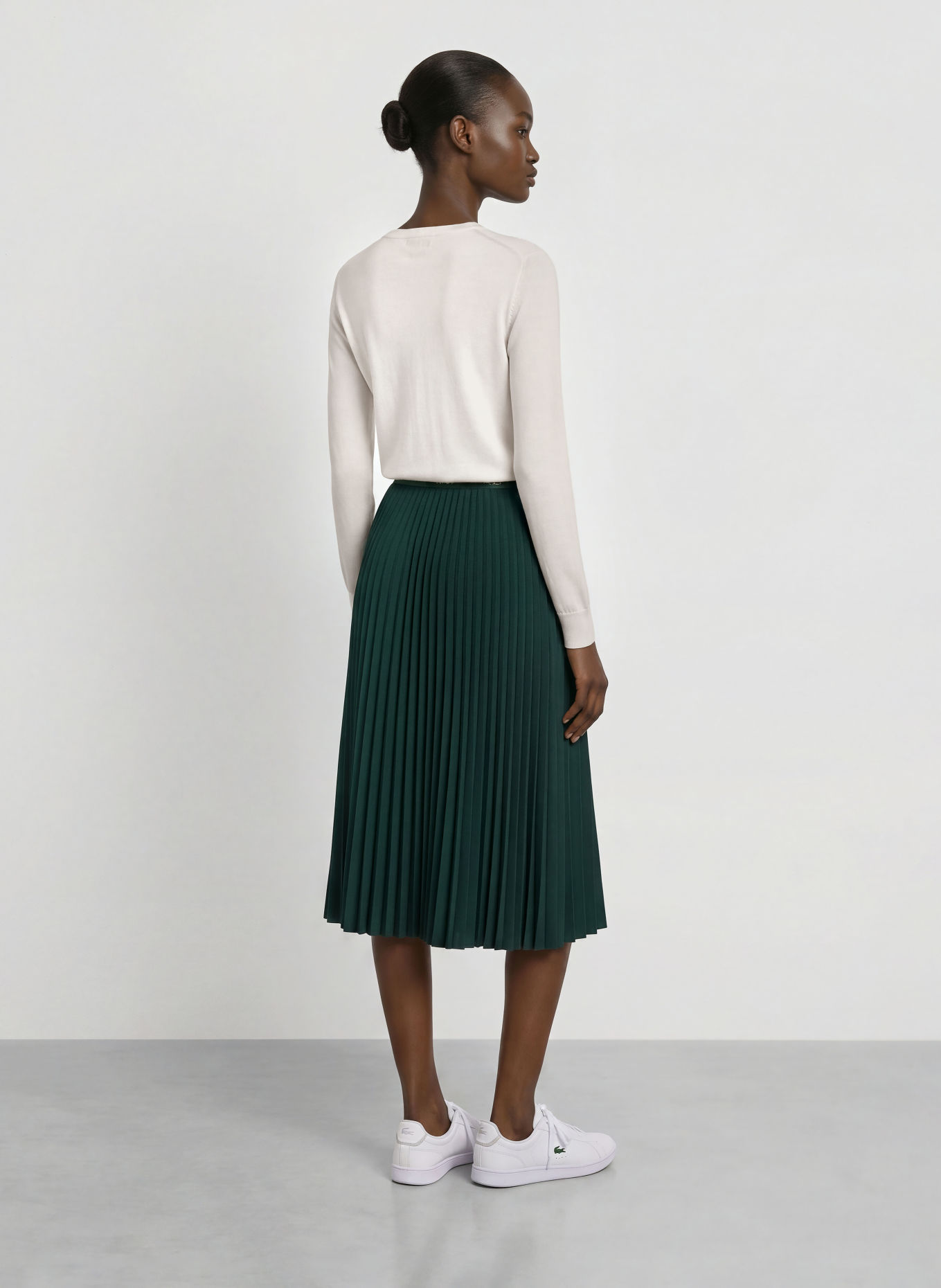 LACOSTE sweater: WHITE