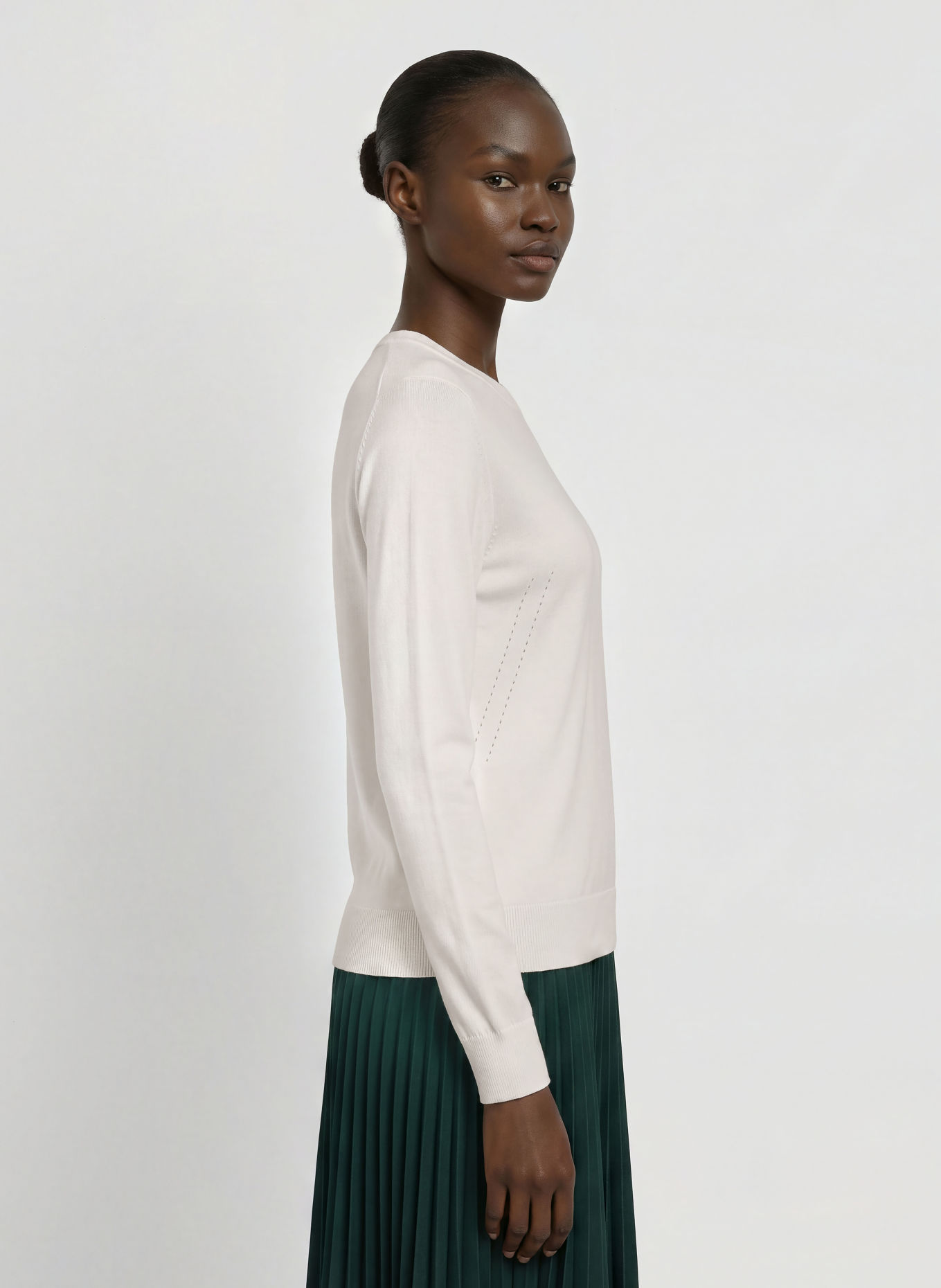 LACOSTE sweater: WHITE