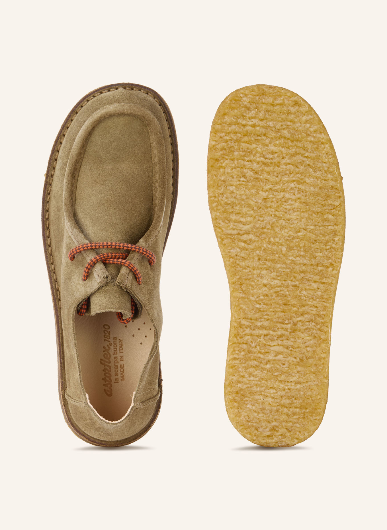 astorflex Šněrovací boty: KHAKI