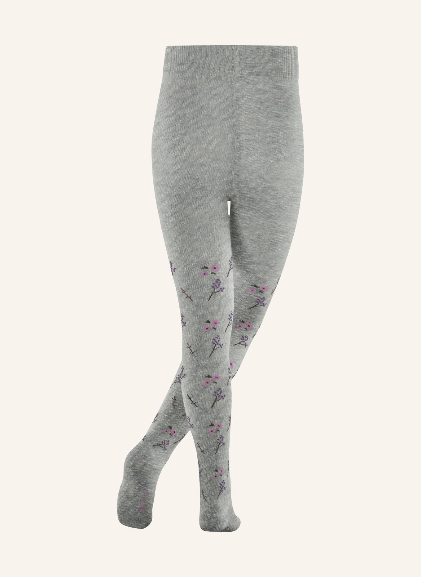 FALKE Strumpfhose LITTLE FLOWERS: 3223 lt. heather