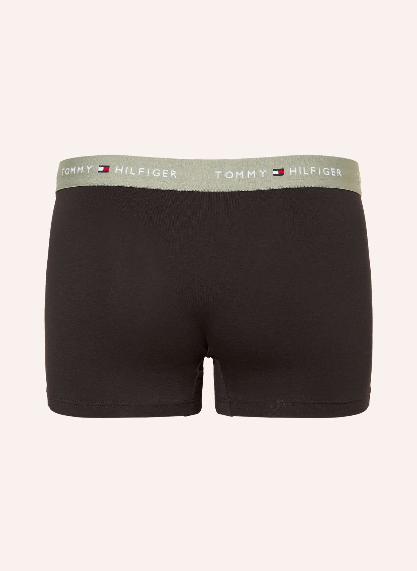 TOMMY HILFIGER 3-pack boxershorts: ZWART
